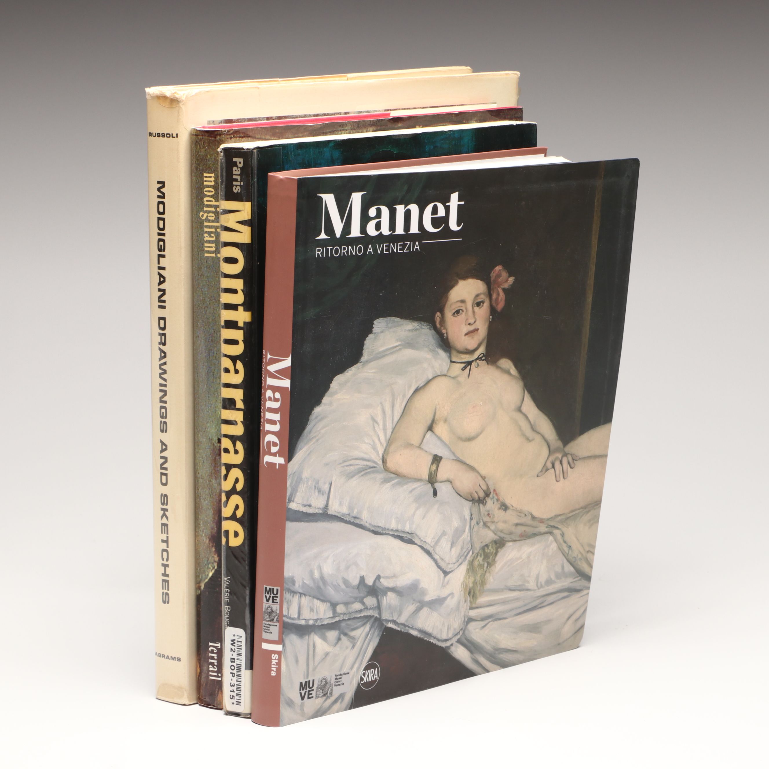"Modigliani," "Manet," and "Paris Montparnasse" Art History Books