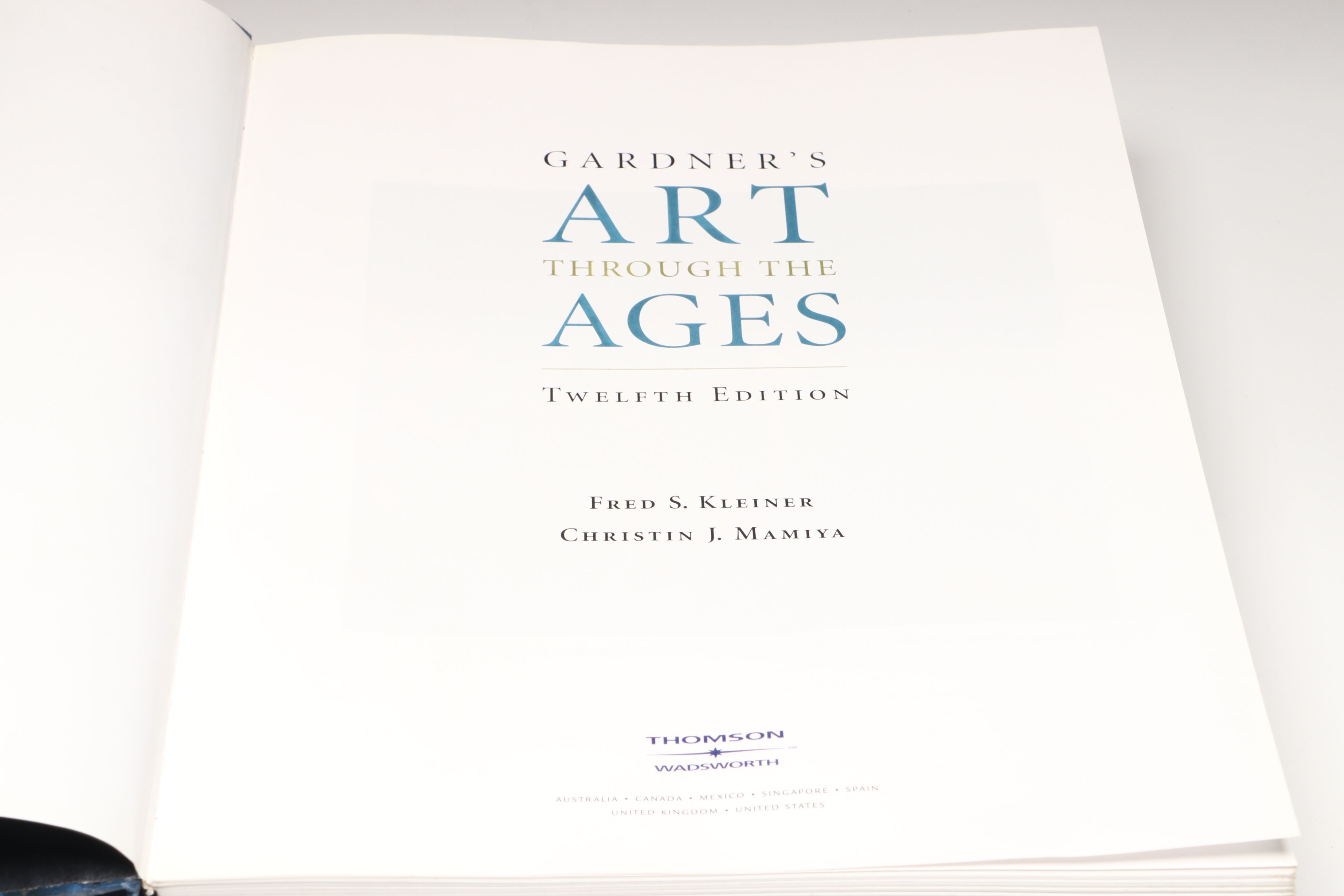 "The Impressionist Print" and "Gardner's Art Through the Ages" Art History Books
