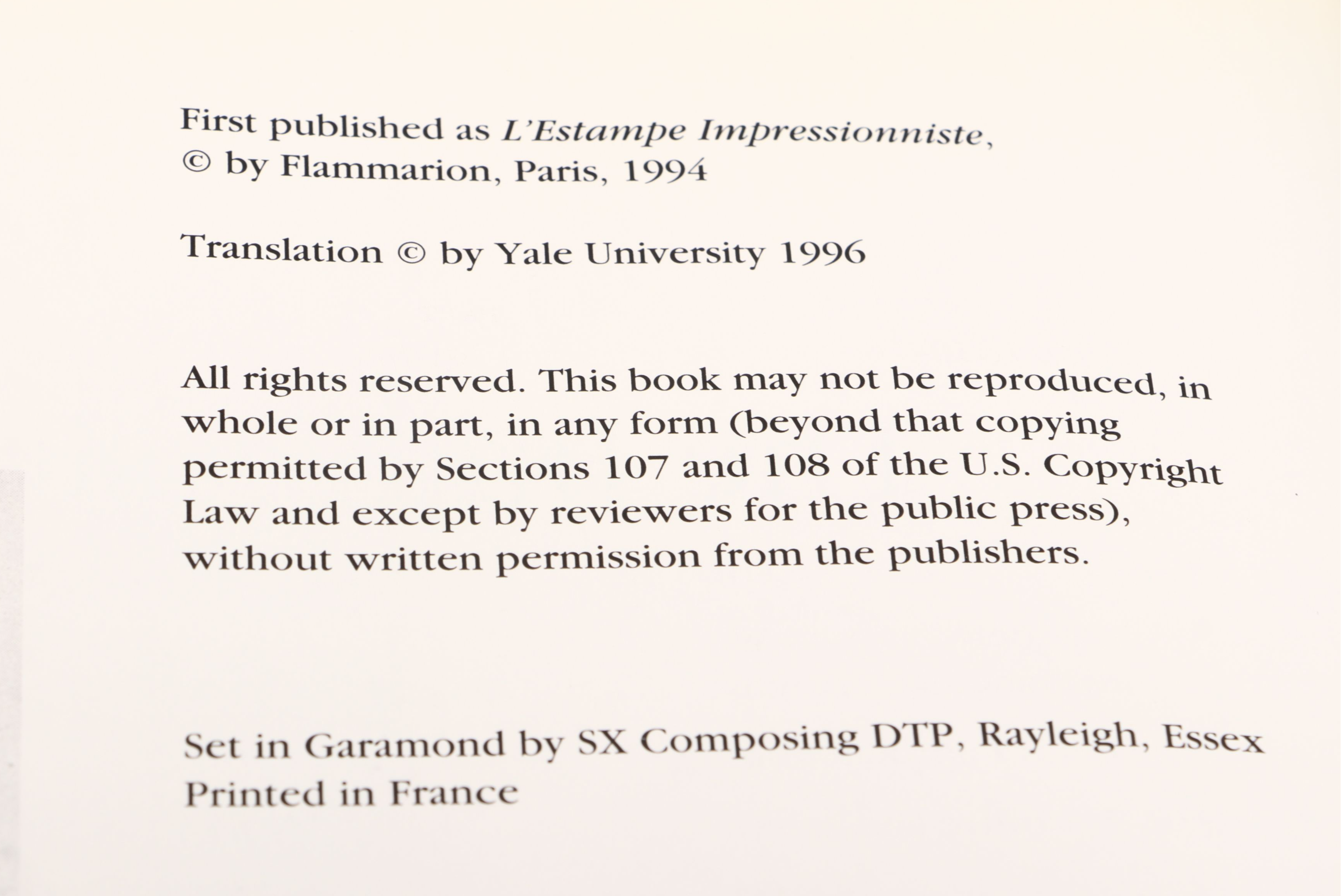 "The Impressionist Print" and "Gardner's Art Through the Ages" Art History Books