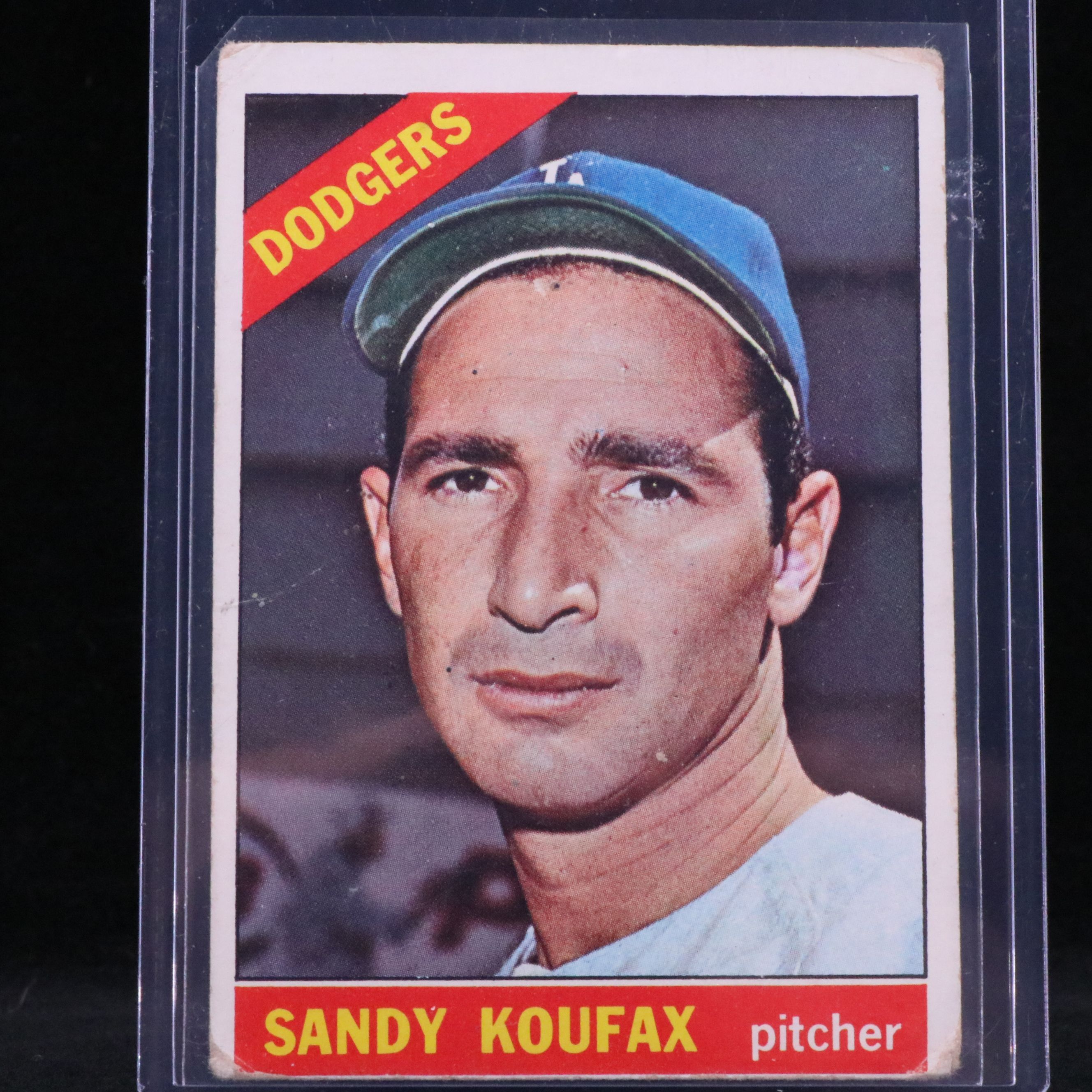 1966 Topps Sandy Koufax Los Angeles Dodgers Baseball Card