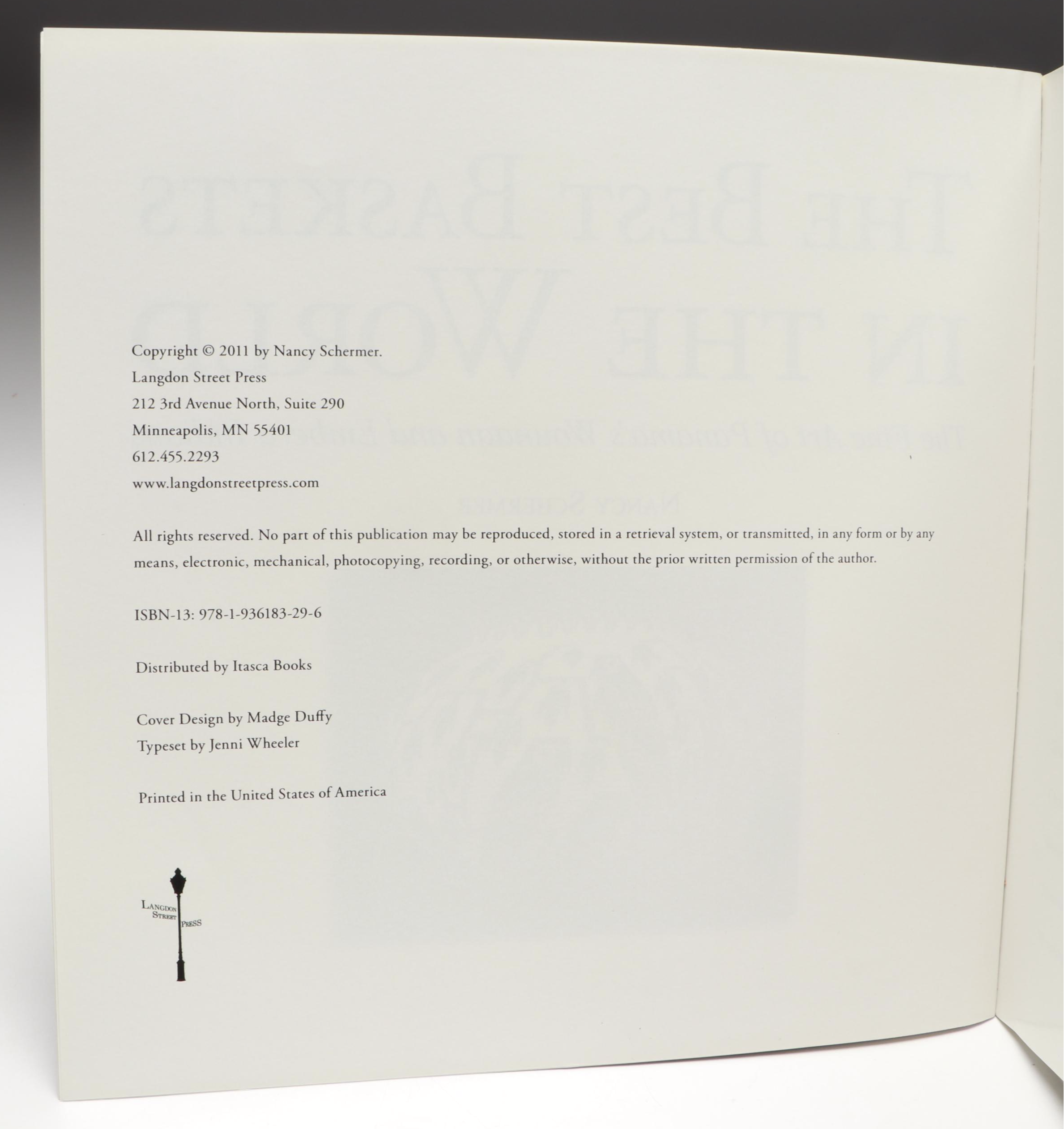 Panamanian Emberá-Wounaan Handwoven Chunga and Nahuala Palm Fiber Basket