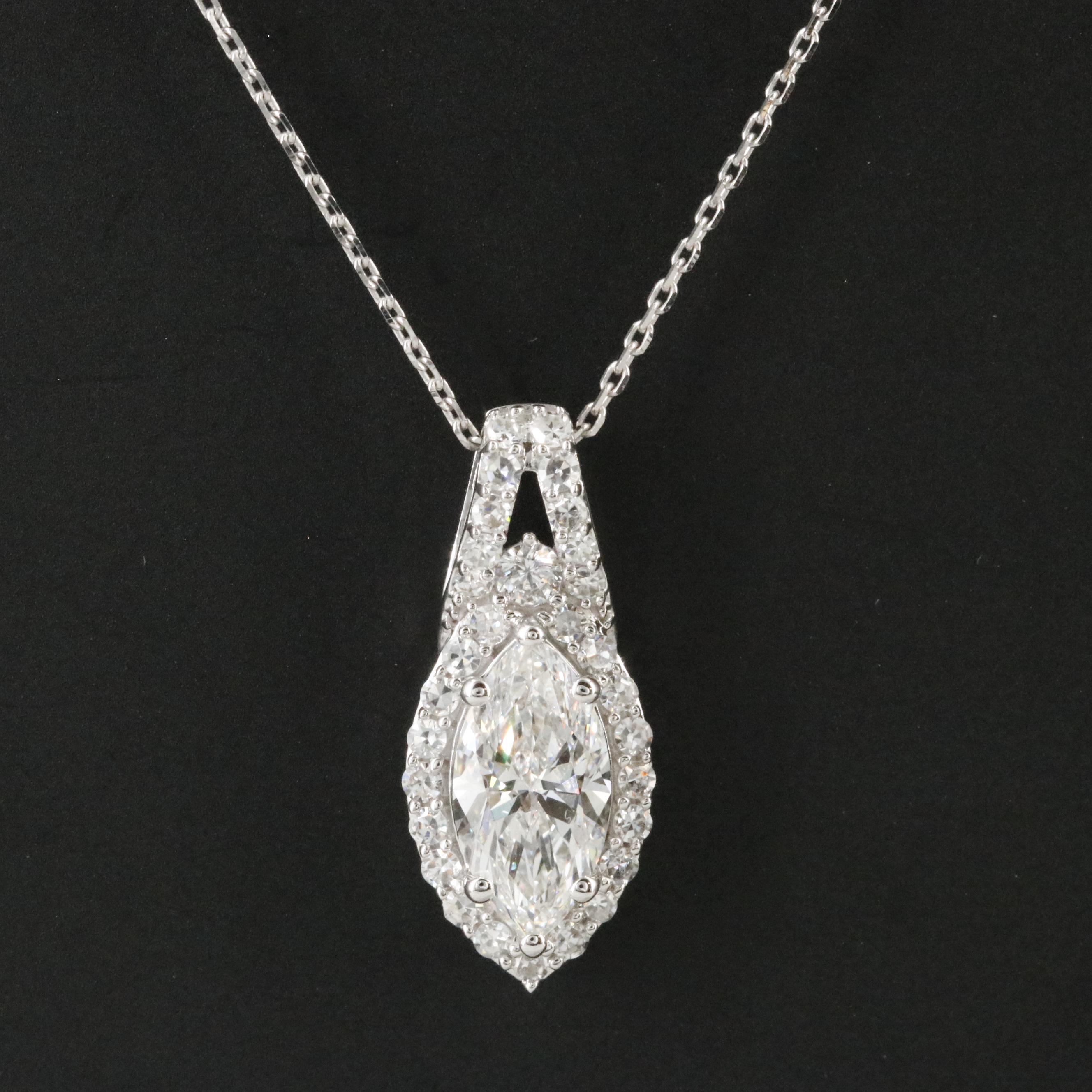 14K 1.98 CTW Lab Grown Diamond Necklace