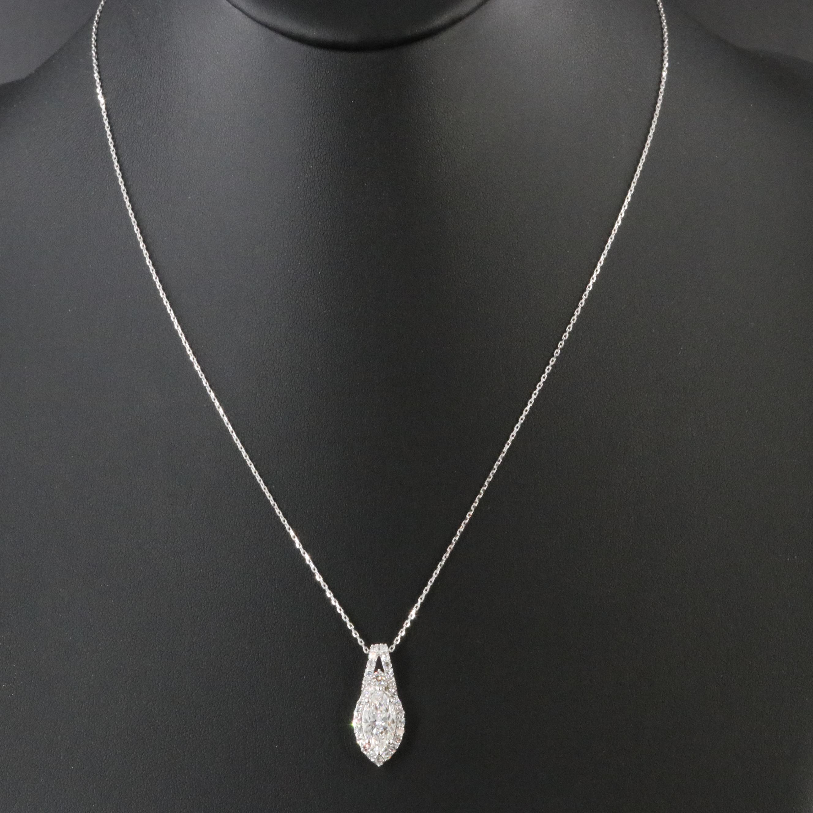 14K 1.98 CTW Lab Grown Diamond Necklace