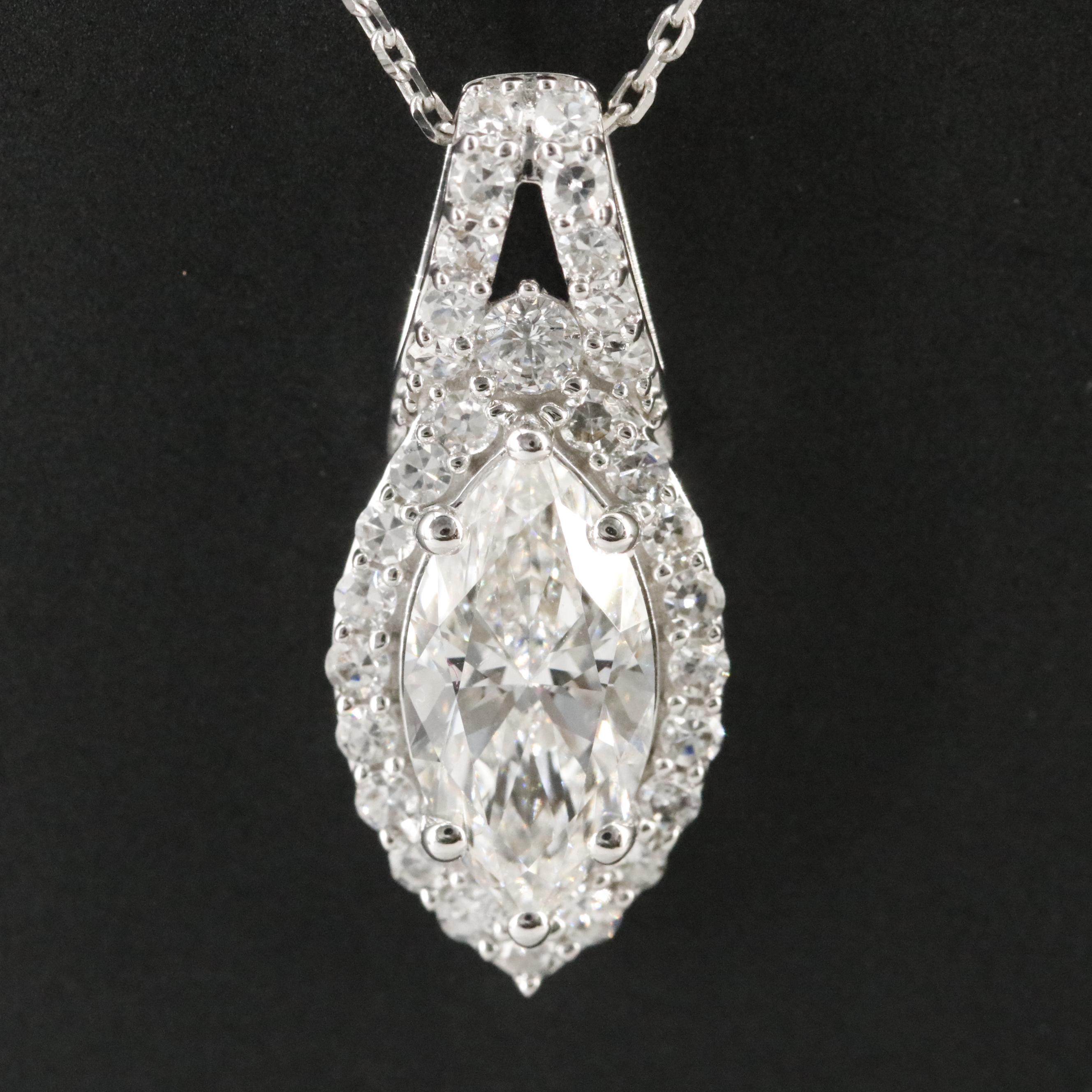 14K 1.98 CTW Lab Grown Diamond Necklace