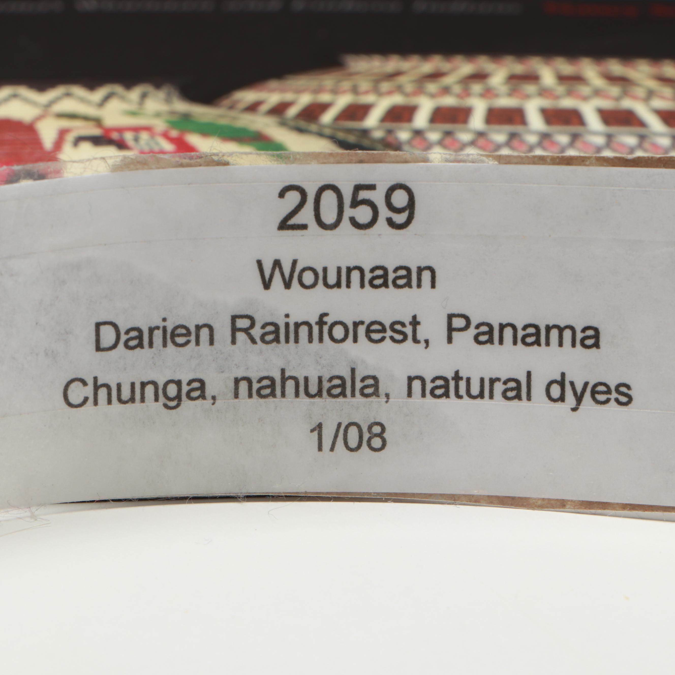 Panamanian Emberá-Wounaan Handwoven Chunga and Nahuala Palm Fiber Basket