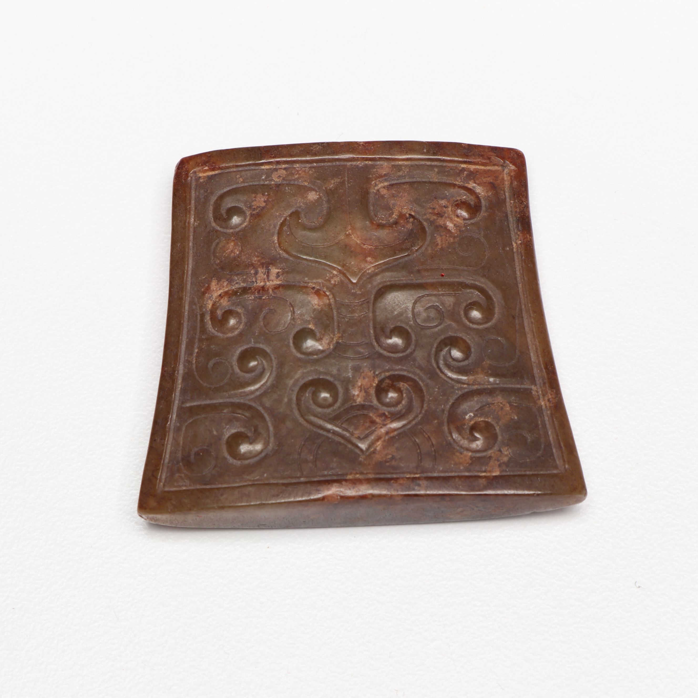 Shang Dynasty and Chinese Neolithic Style Serpentine Pendants and Amulets