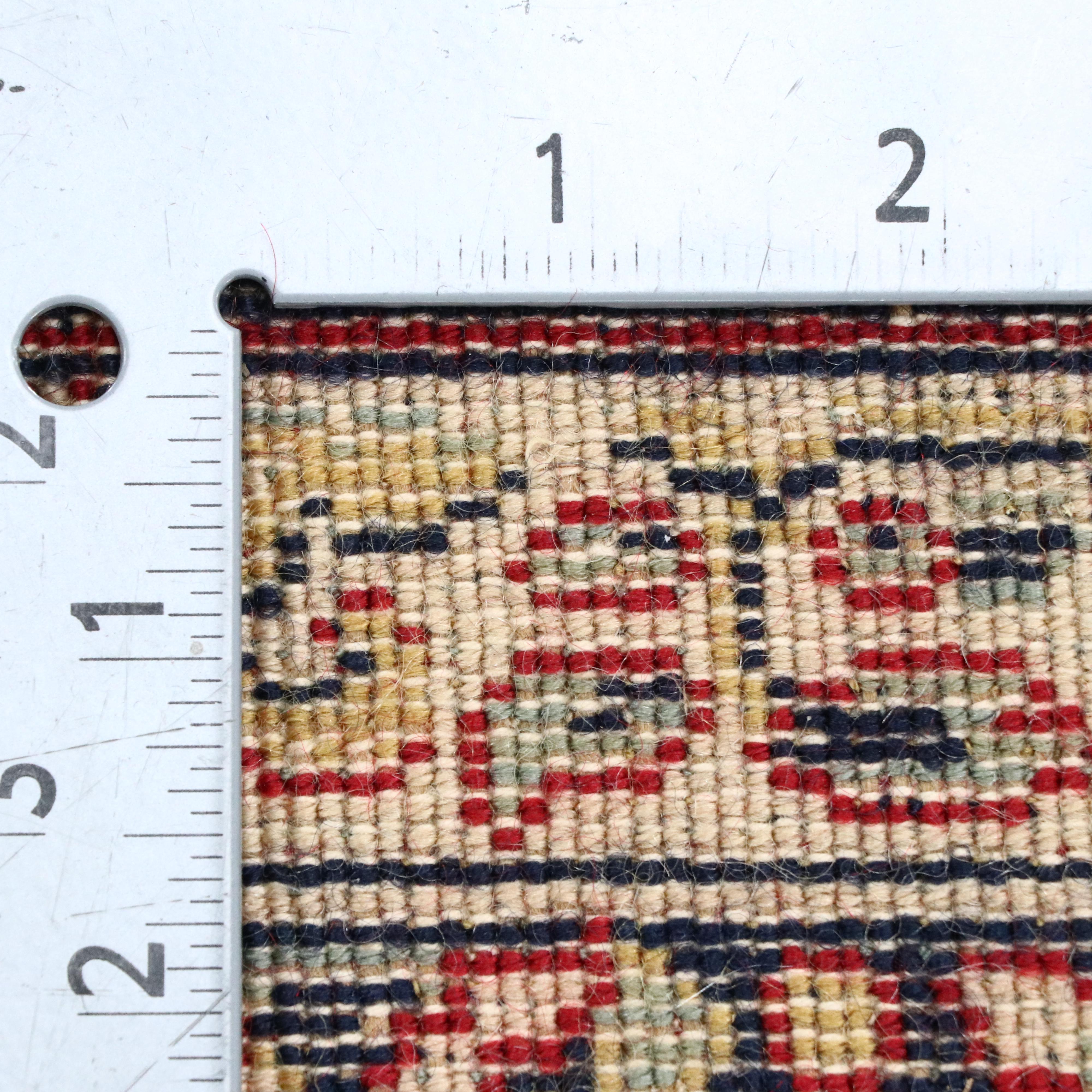 9'10 x 13'11 Machine Made Persian Yazd Style Room-Sized Rug