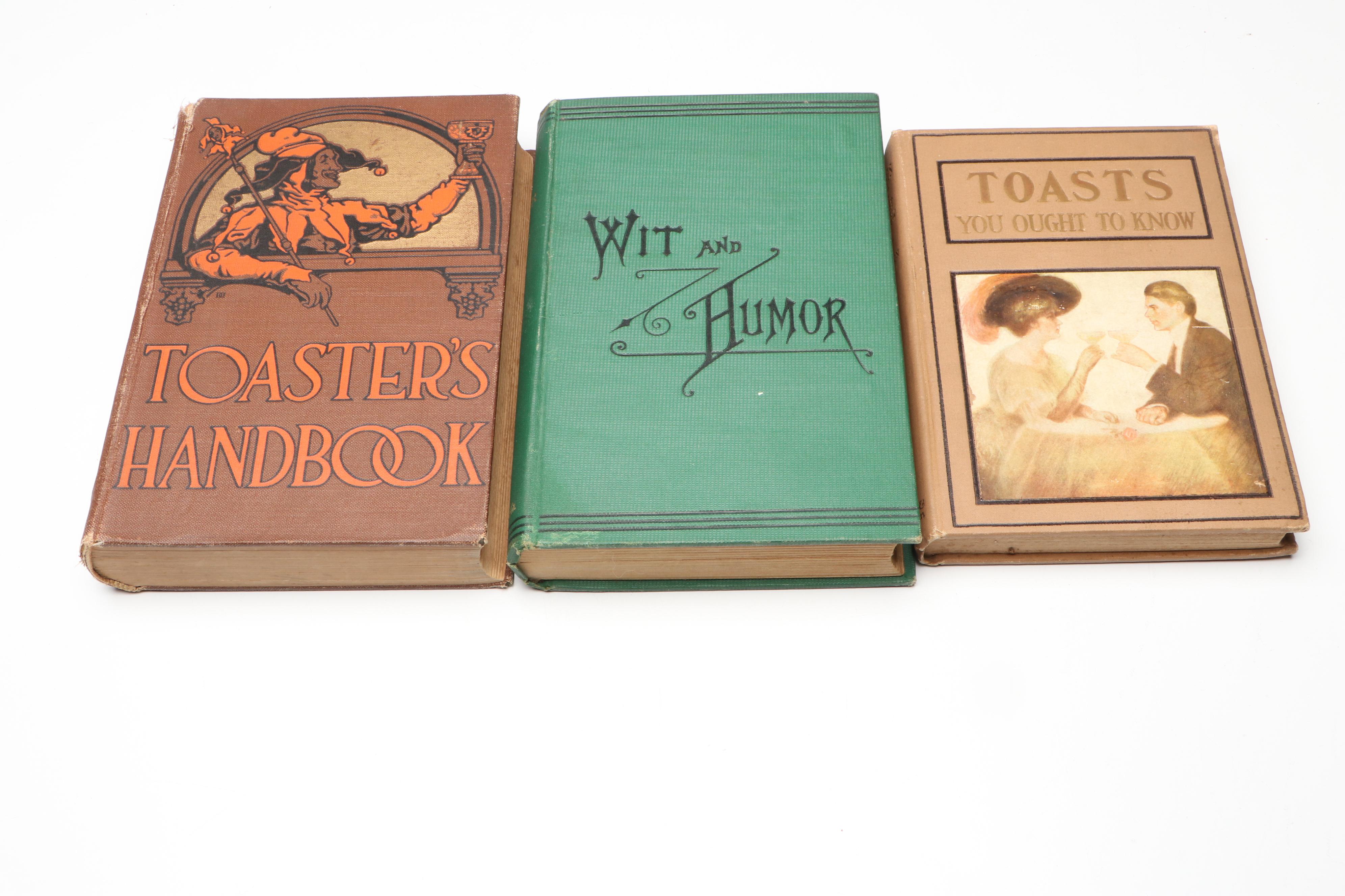 "Toaster's Handbook: Jokes, Stories and Quotations" and More Books