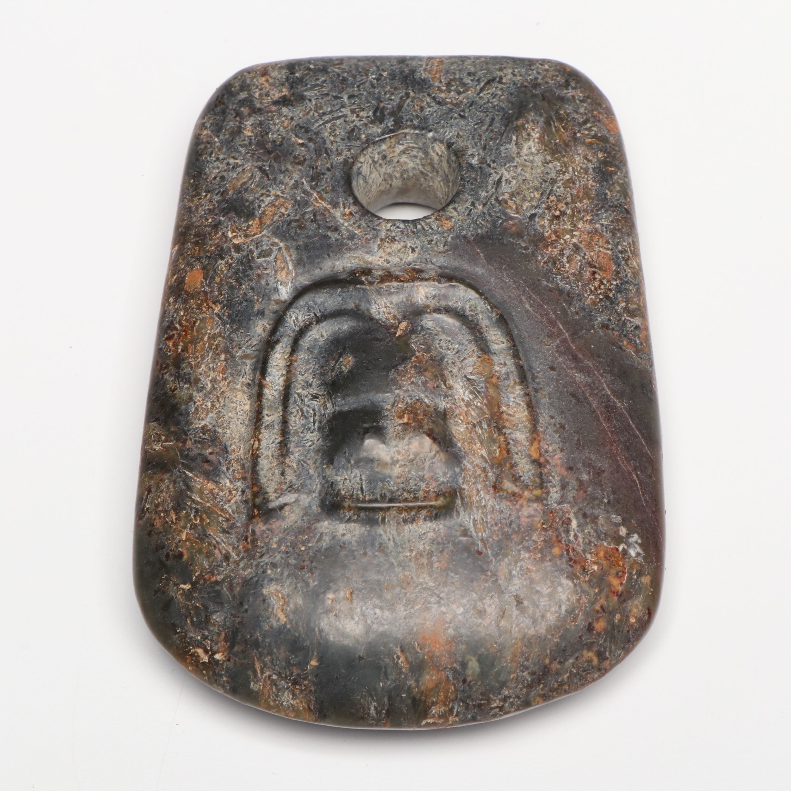 Chinese Neolithic Hongshan Culture Style Carved Serpentine Pendants and Amulets