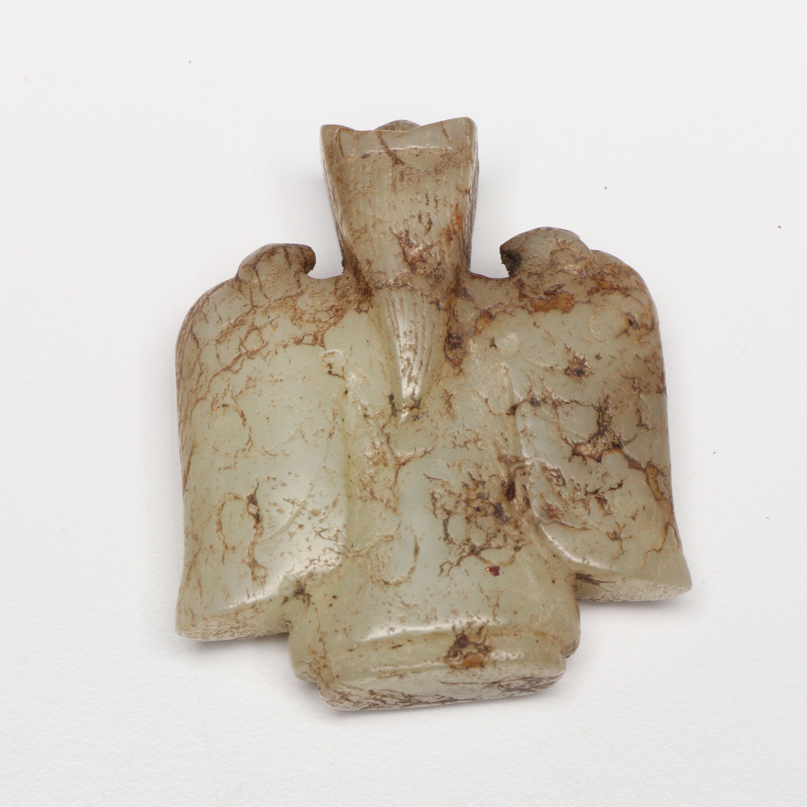 Chinese Neolithic Hongshan Culture Style Carved Serpentine Pendants and Amulets