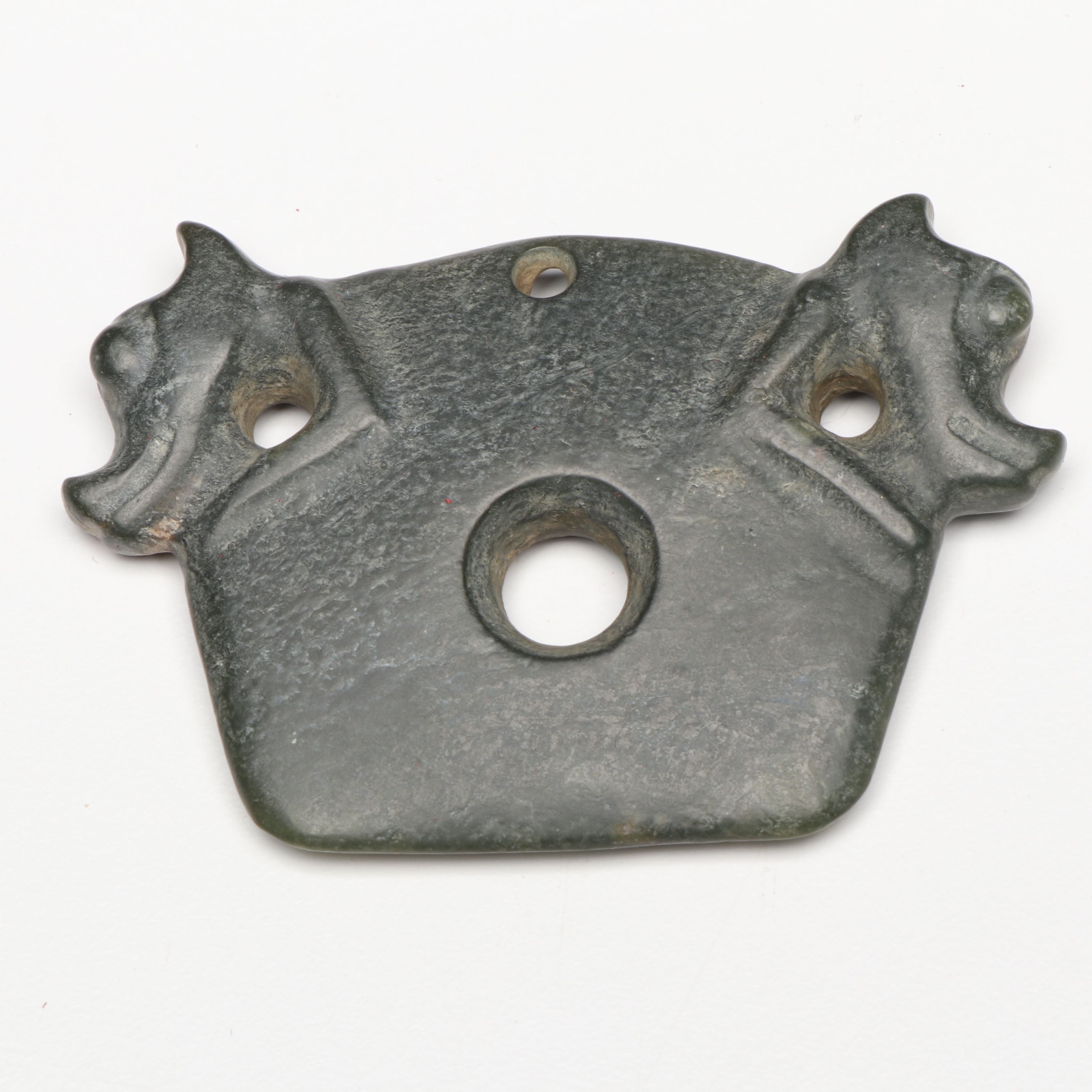 Chinese Neolithic Hongshan Culture Style Carved Serpentine Pendants and Amulets