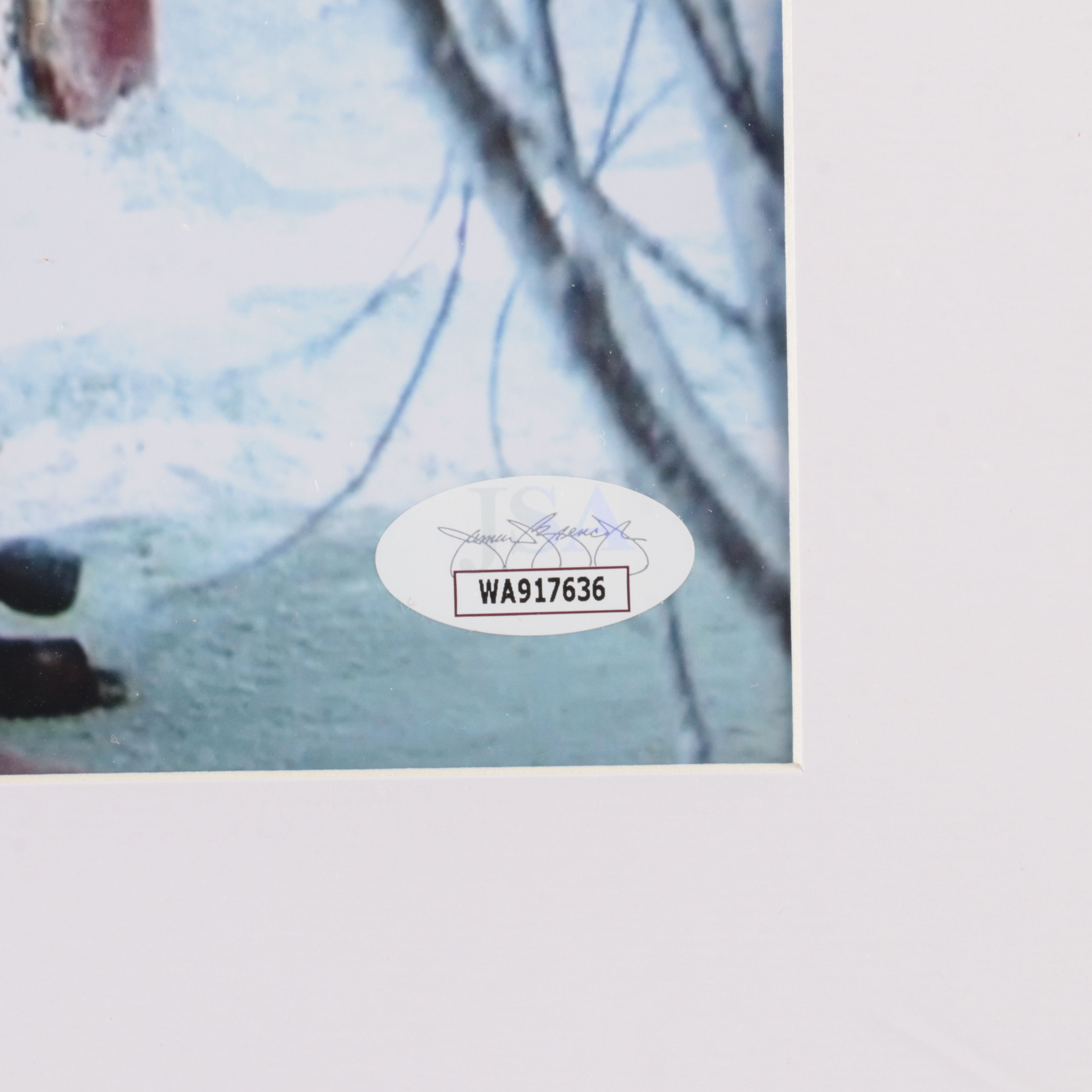 Randy Quaid Signed "Christmas Vacation: Cousin Eddie" Print in Matted Frame, JSA