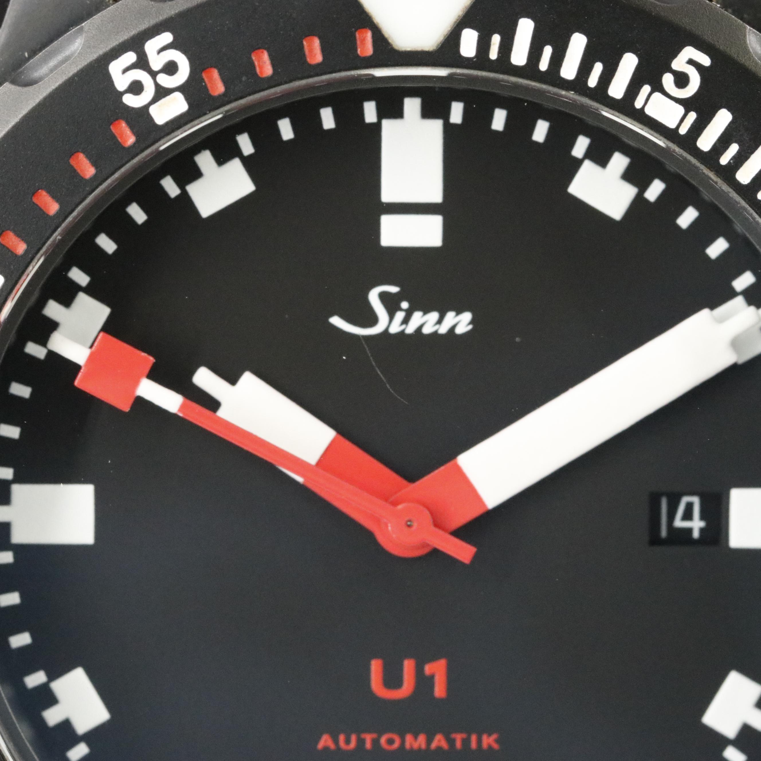 Sinn U1 100 Meters Black PVD German Submarine Steel Automatic Watch