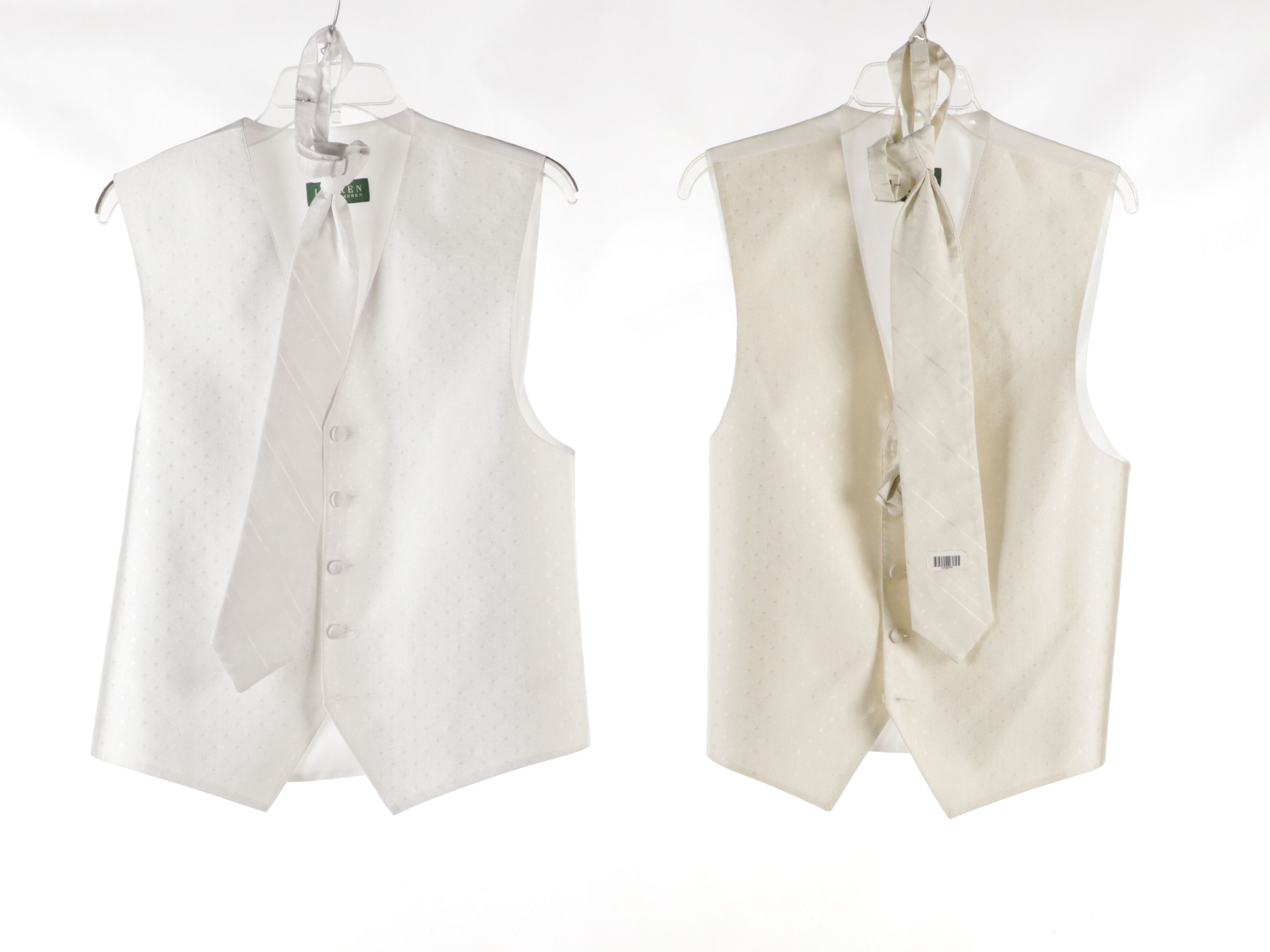 Men's Lauren Ralph Lauren Tuxedo Vests in Polyester with Neckwear Options