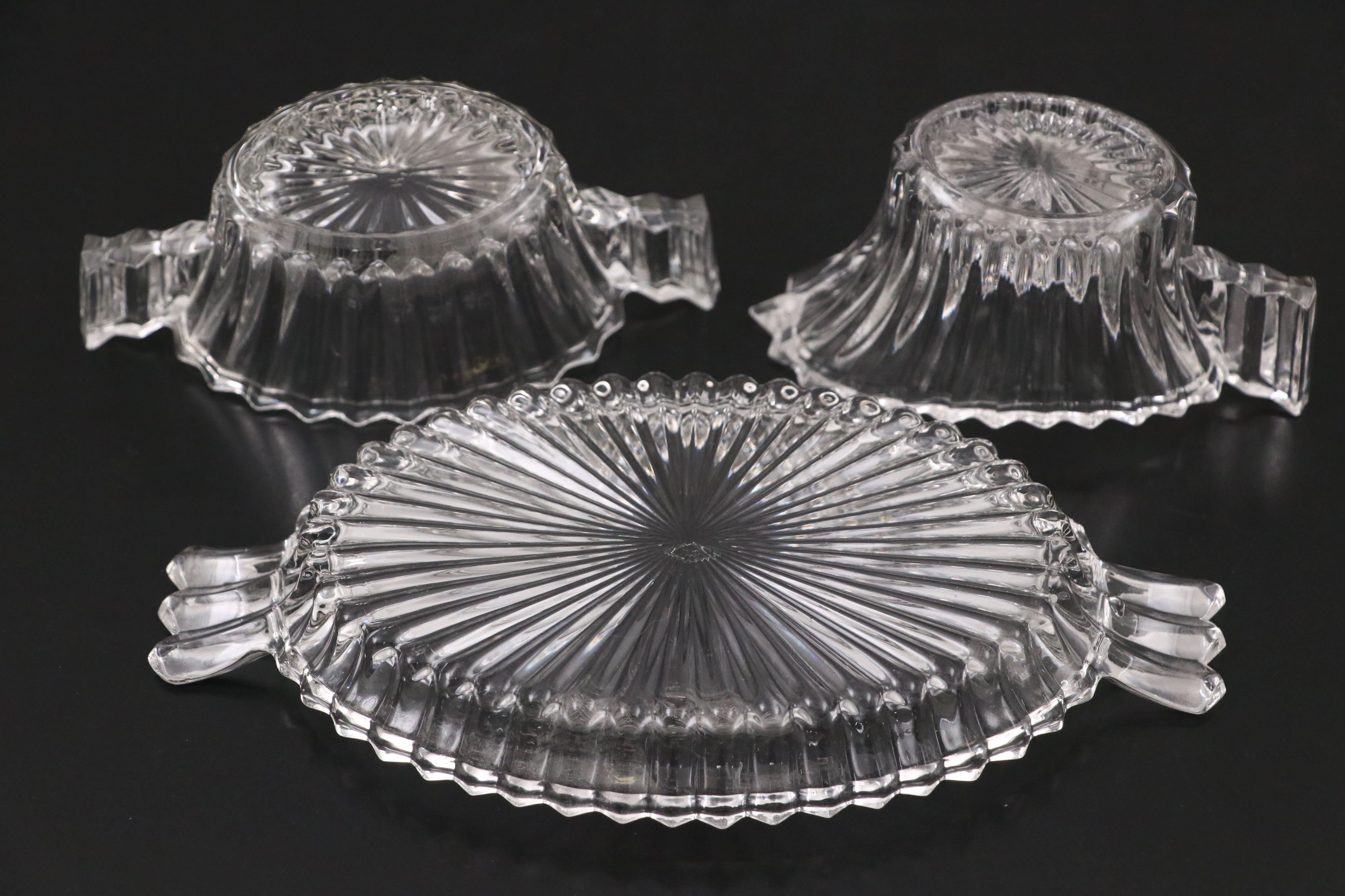 Ikora Silver Plate Footed Bowl with Glass Kitchenware