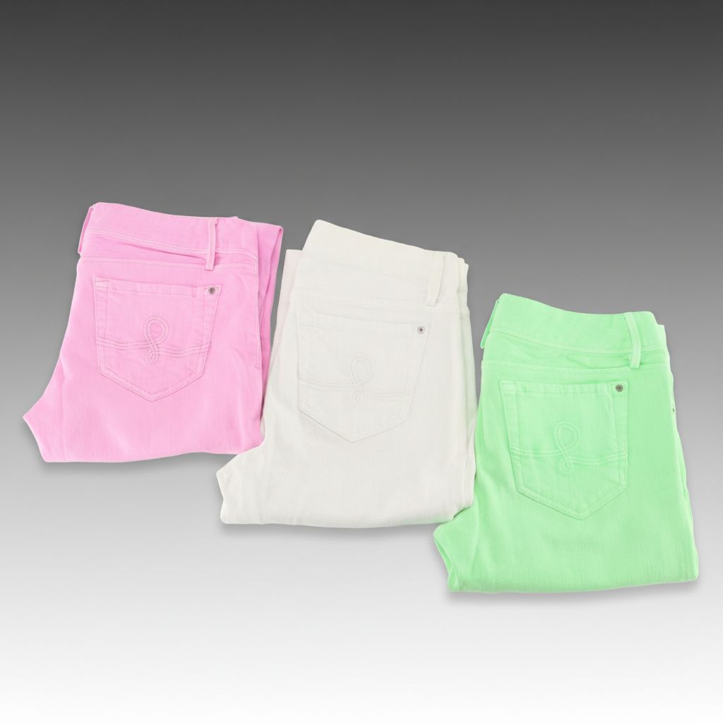 Lilly Pulitzer "Worth Skinny Mini Zip" "Worth Straight" & "Babe Boot Cut" Jeans