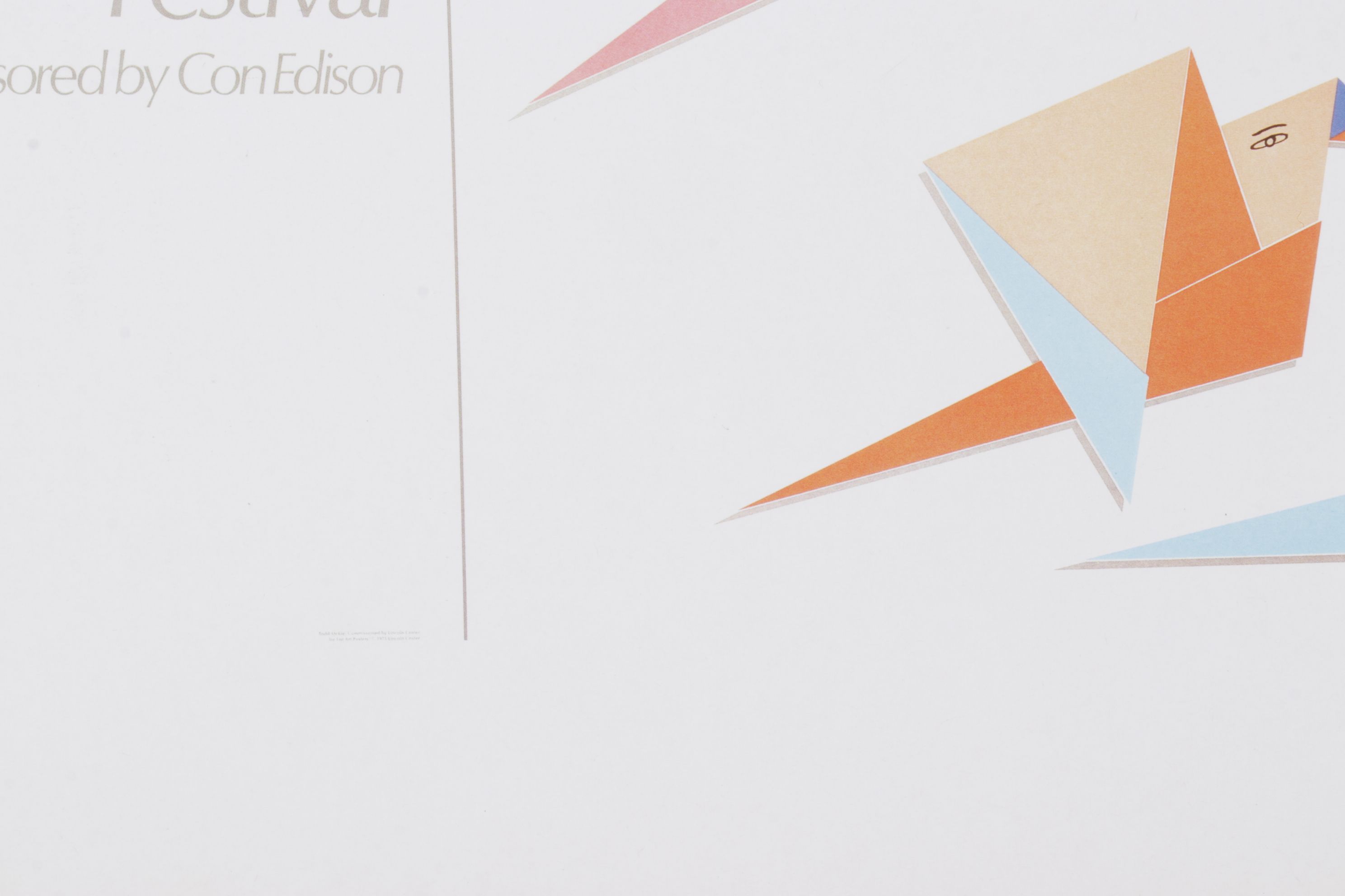 Offset Lithograph After Todd Mckie for the Lincoln Center's 5th Holiday Festival