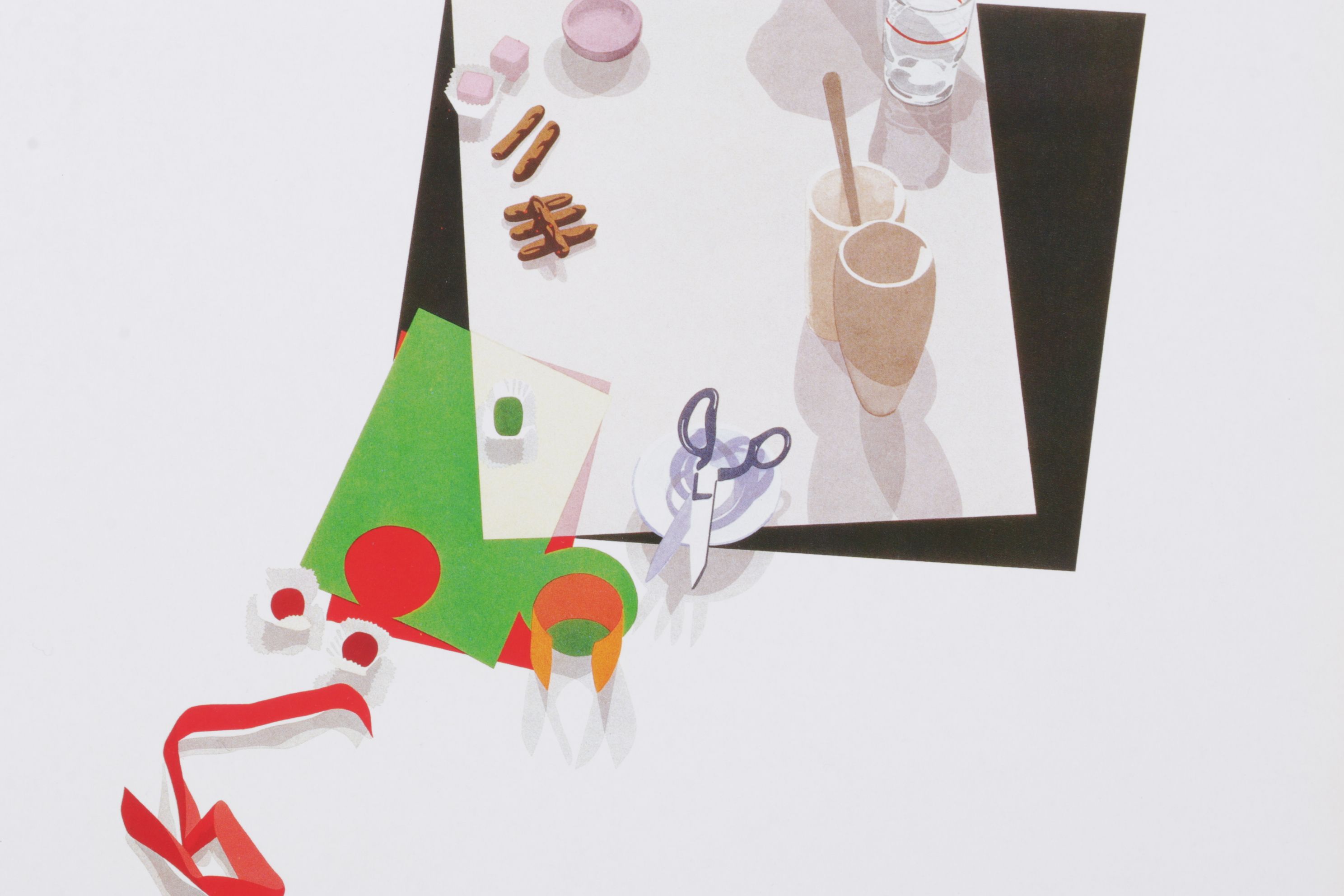 Offset Lithograph After John Moore for the Lincoln Center's 6th Holiday Festival