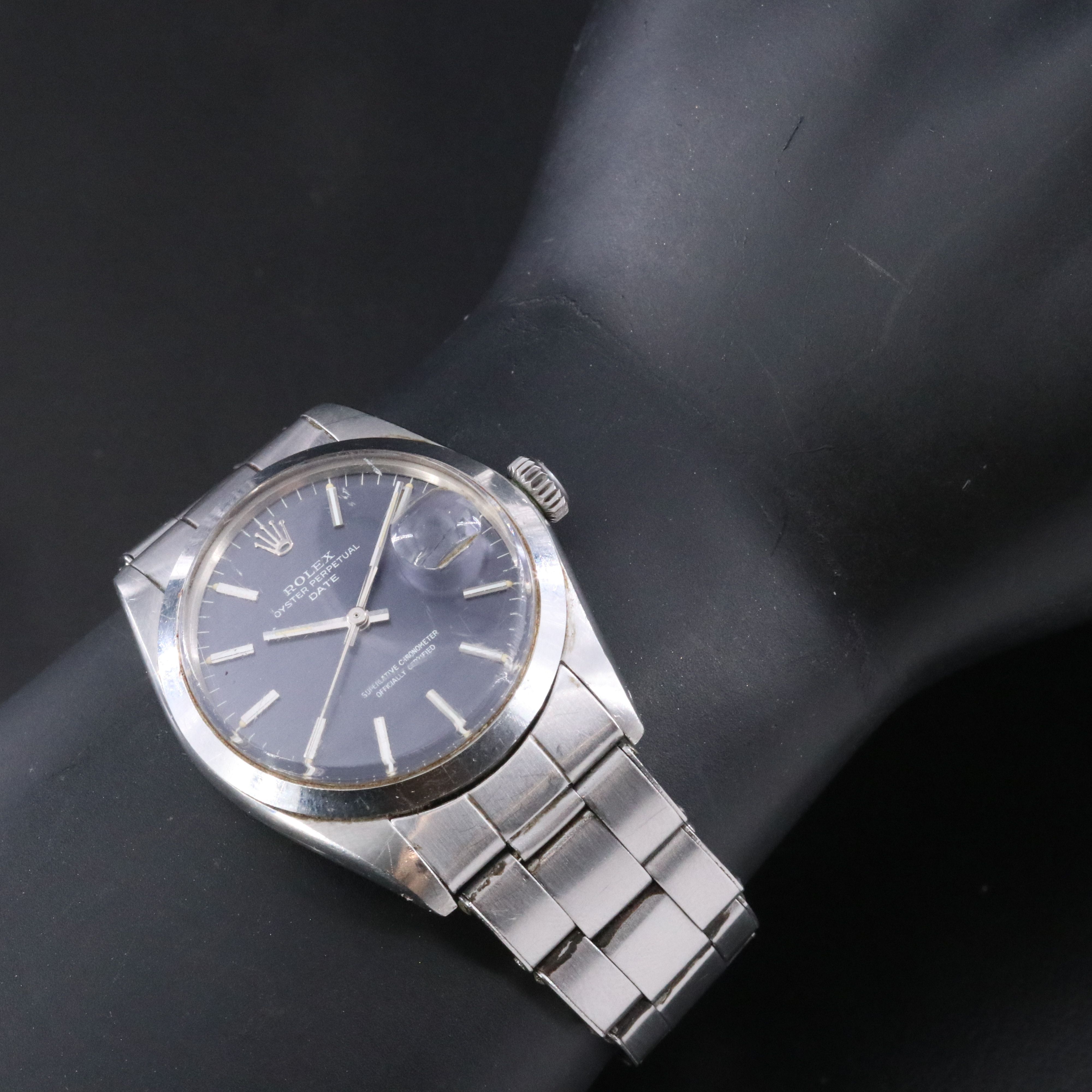 Rolex Oyster Perpetual Date 1500 Vintage Watch c.1969