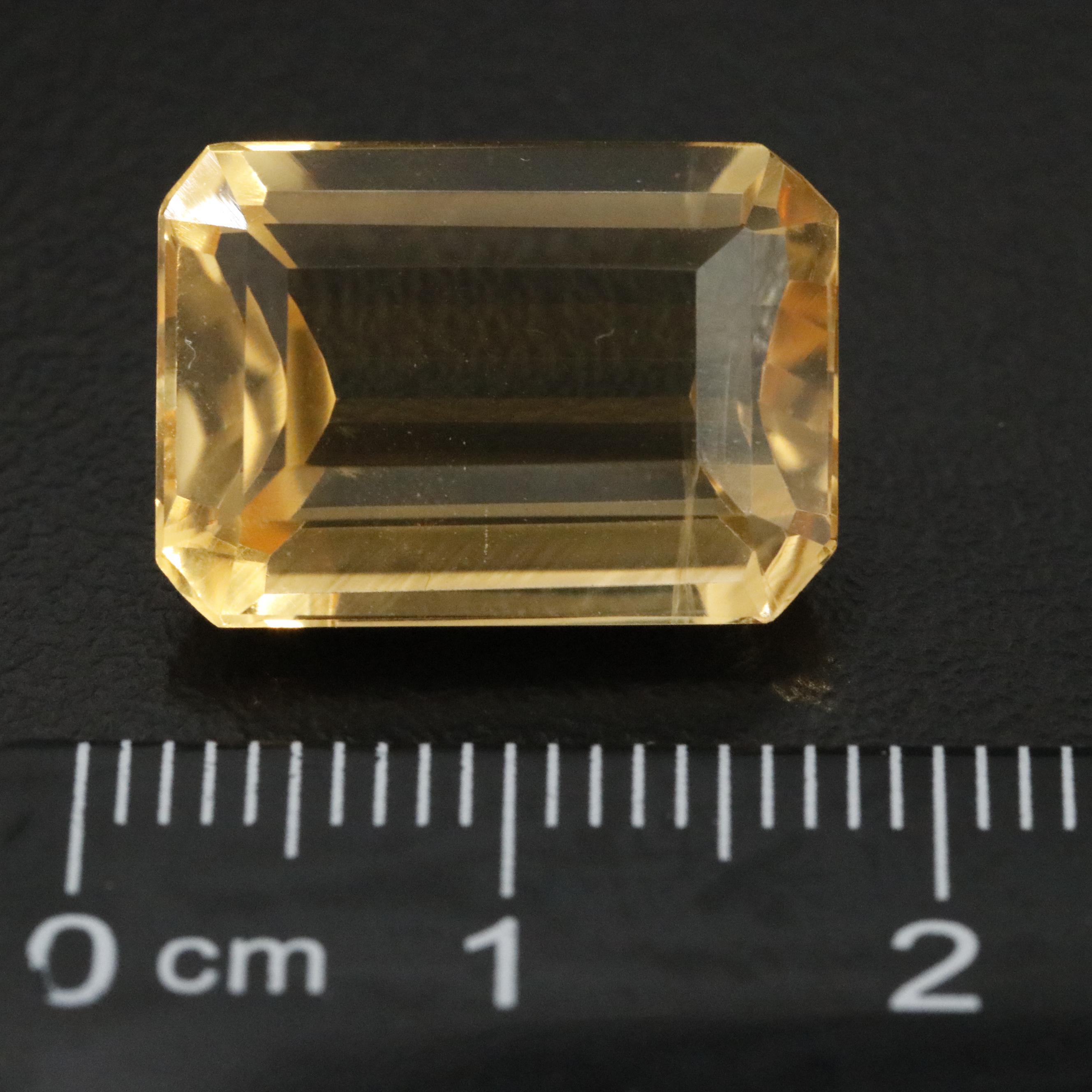 Loose 10.42 CT Citrine