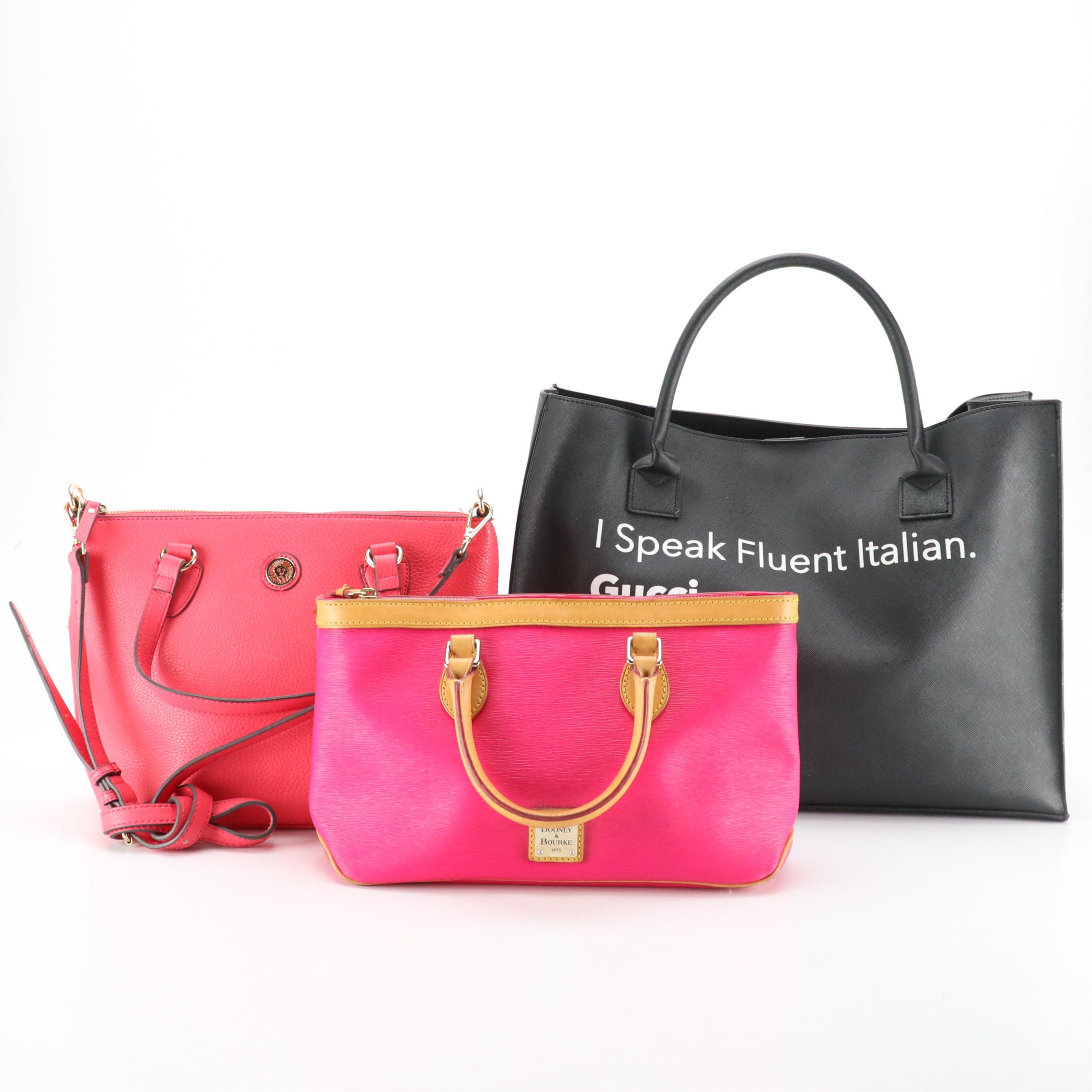 Dooney & Bourke Hot Pink Textured Leather Handbag, Anne Klein Bag, Other Tote