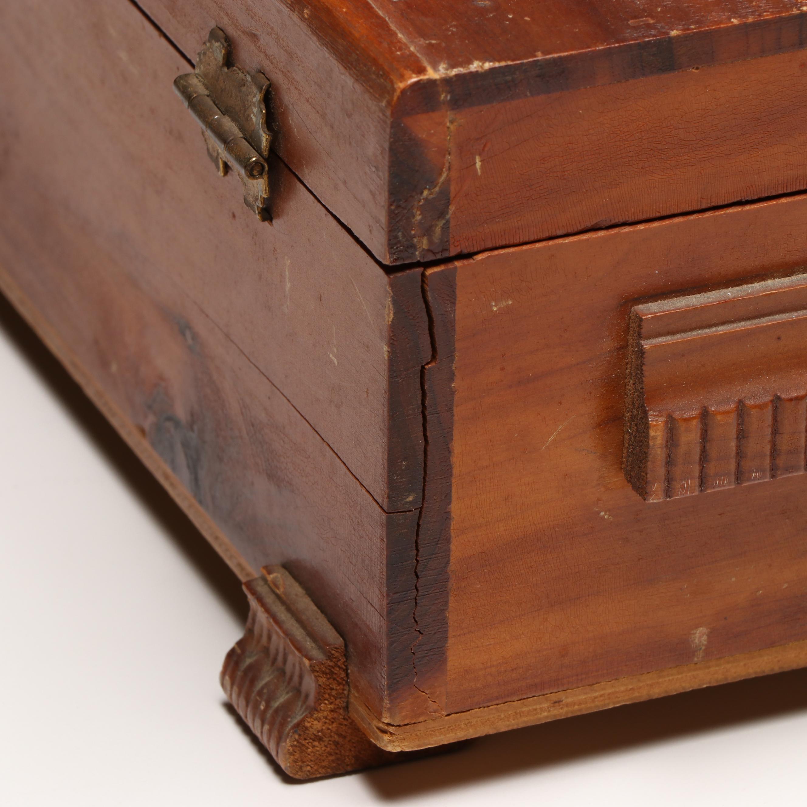 Quality Importers Humidor with Turkish and Other Carved Wood Boxes