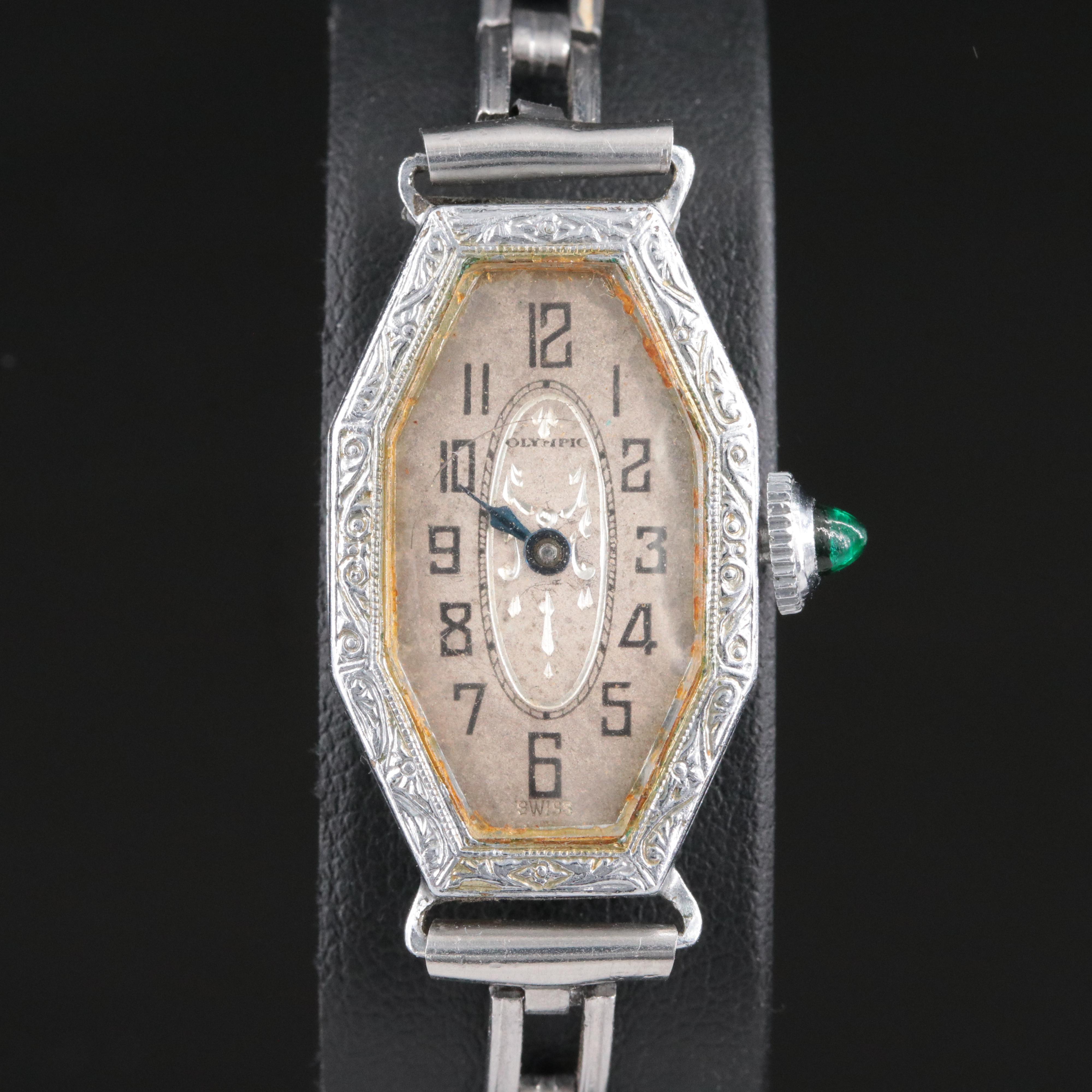 Olympic Vintage Stem Wind Watch