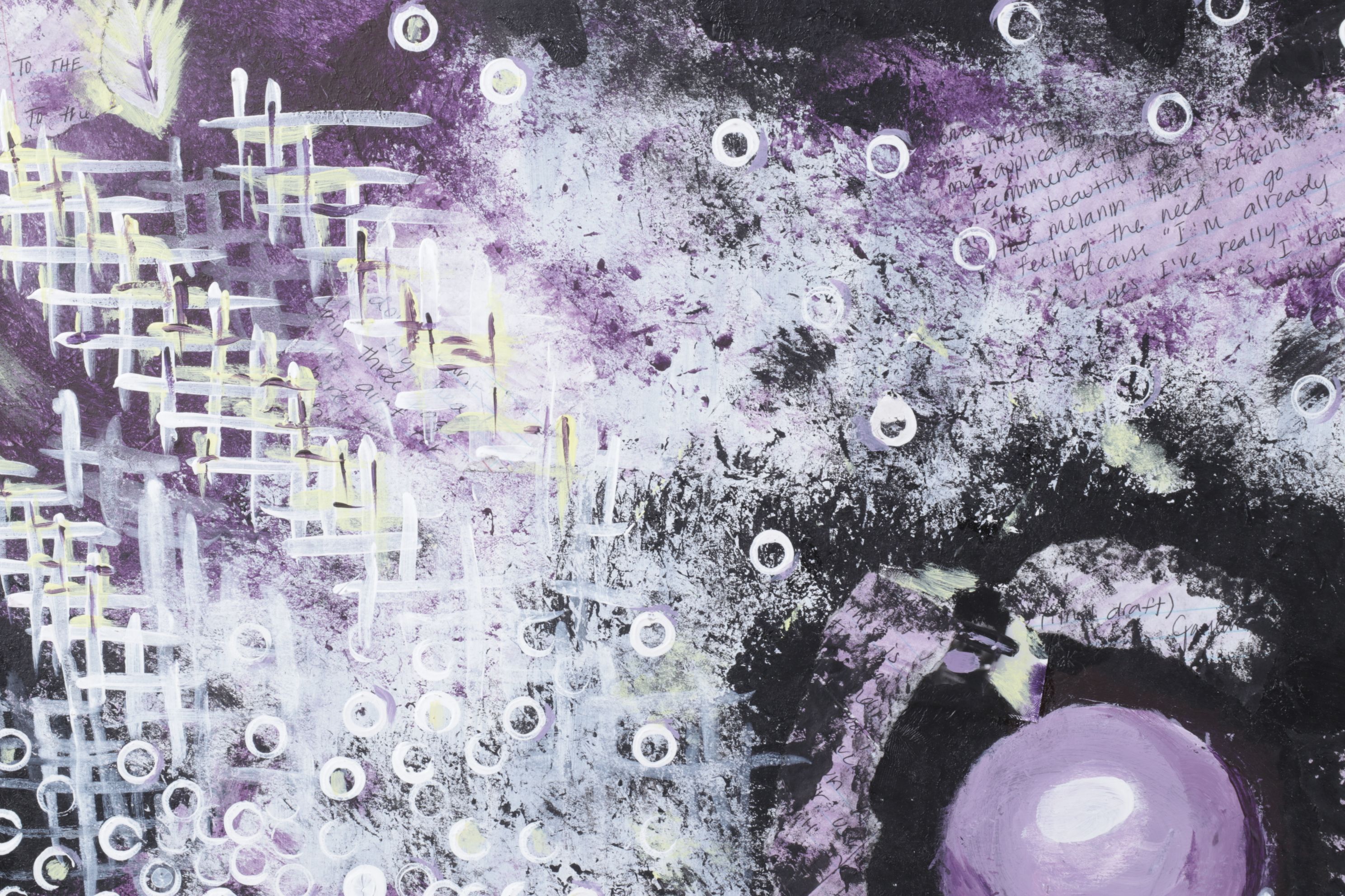 Jaylin Holland Acrylic Painting "And There They Saw God"