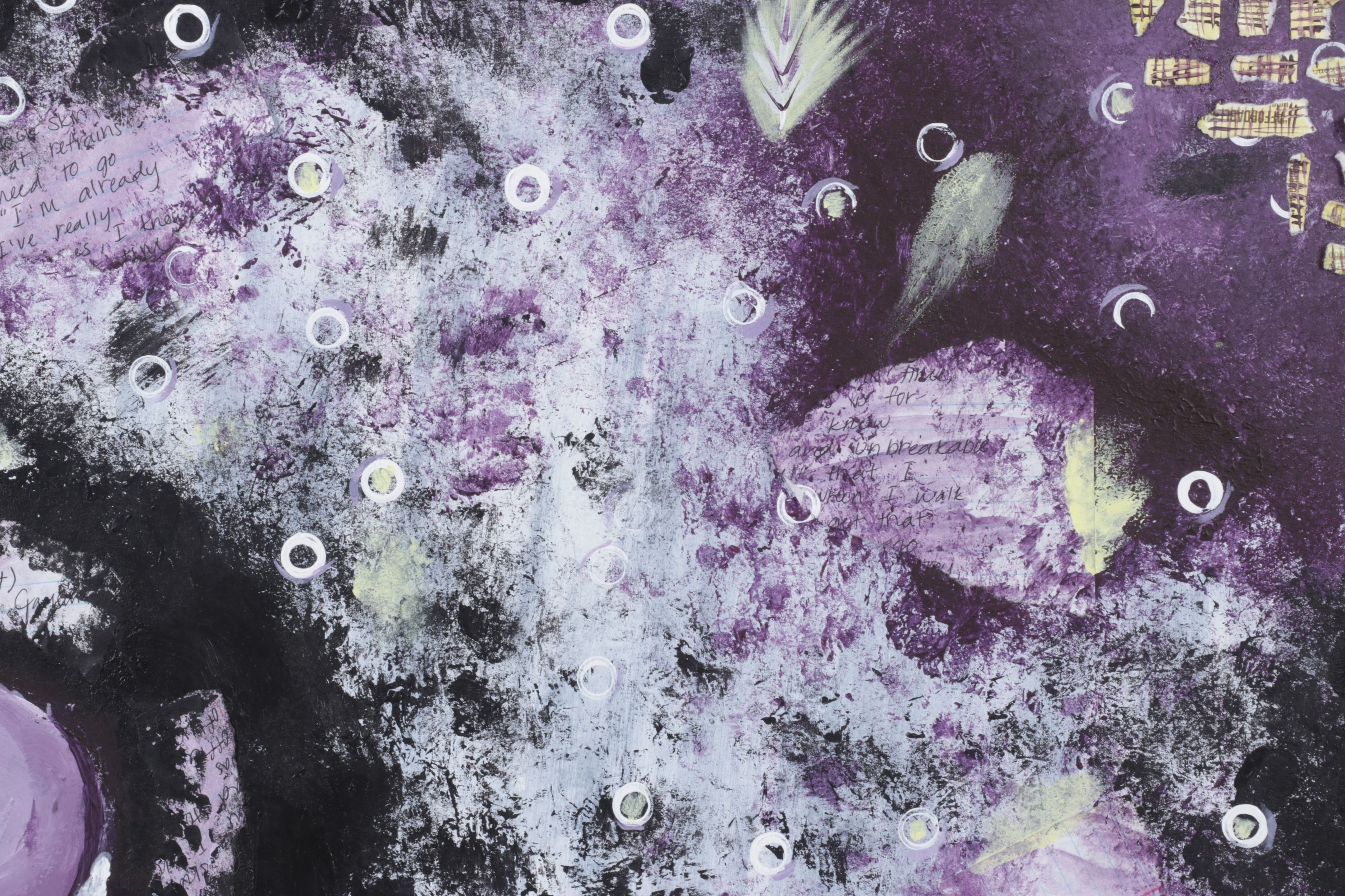 Jaylin Holland Acrylic Painting "And There They Saw God"