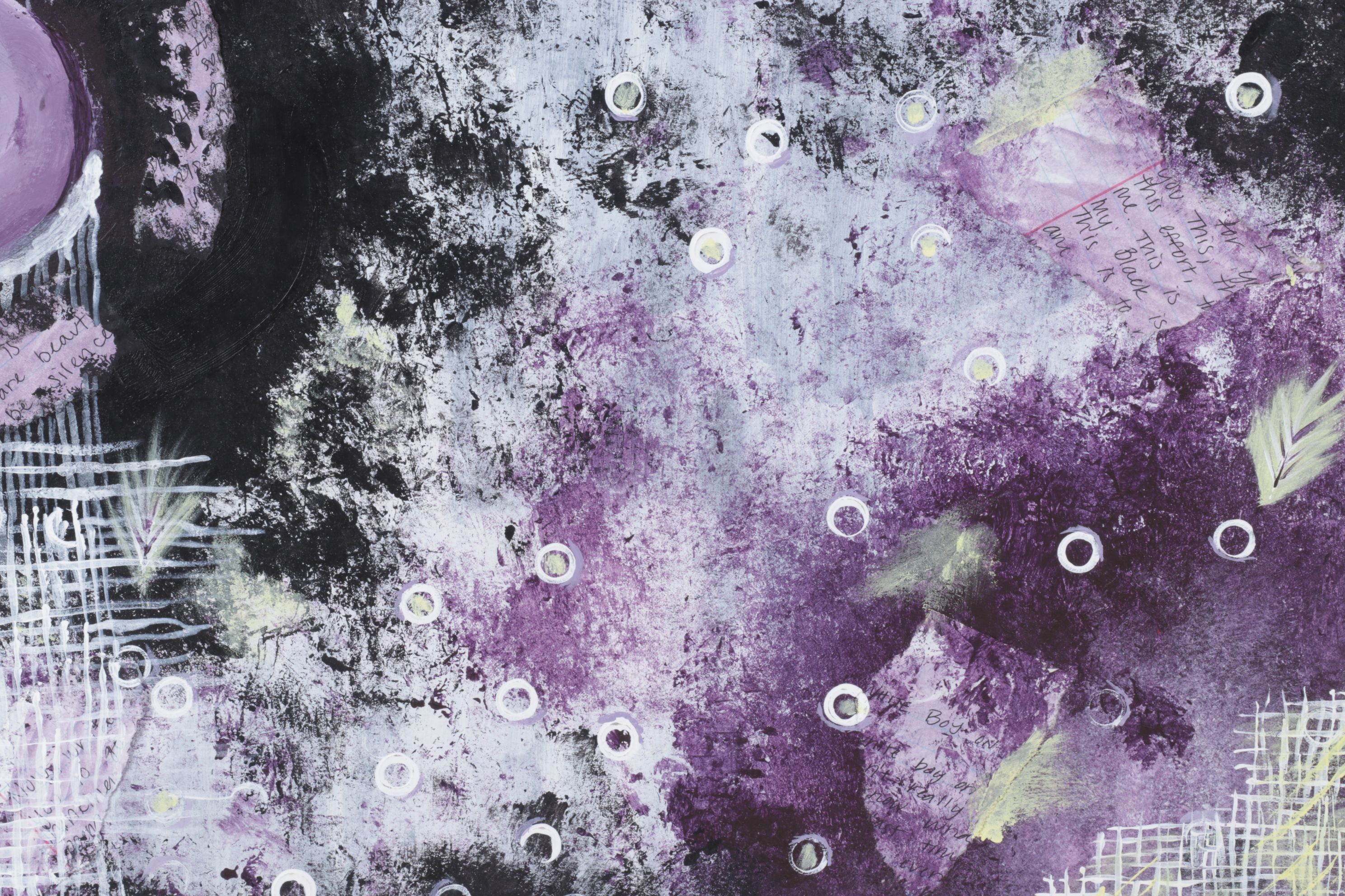 Jaylin Holland Acrylic Painting "And There They Saw God"