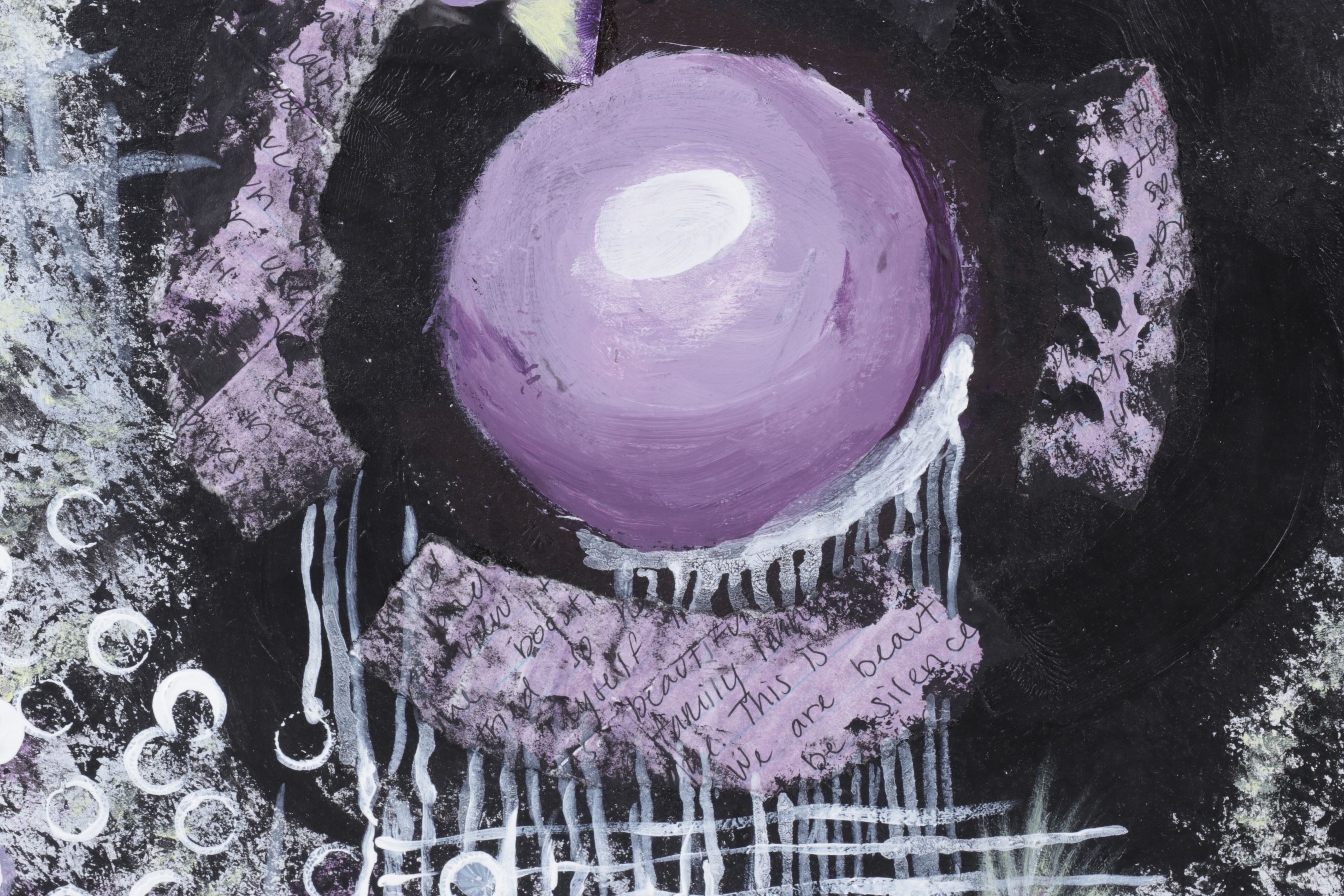 Jaylin Holland Acrylic Painting "And There They Saw God"