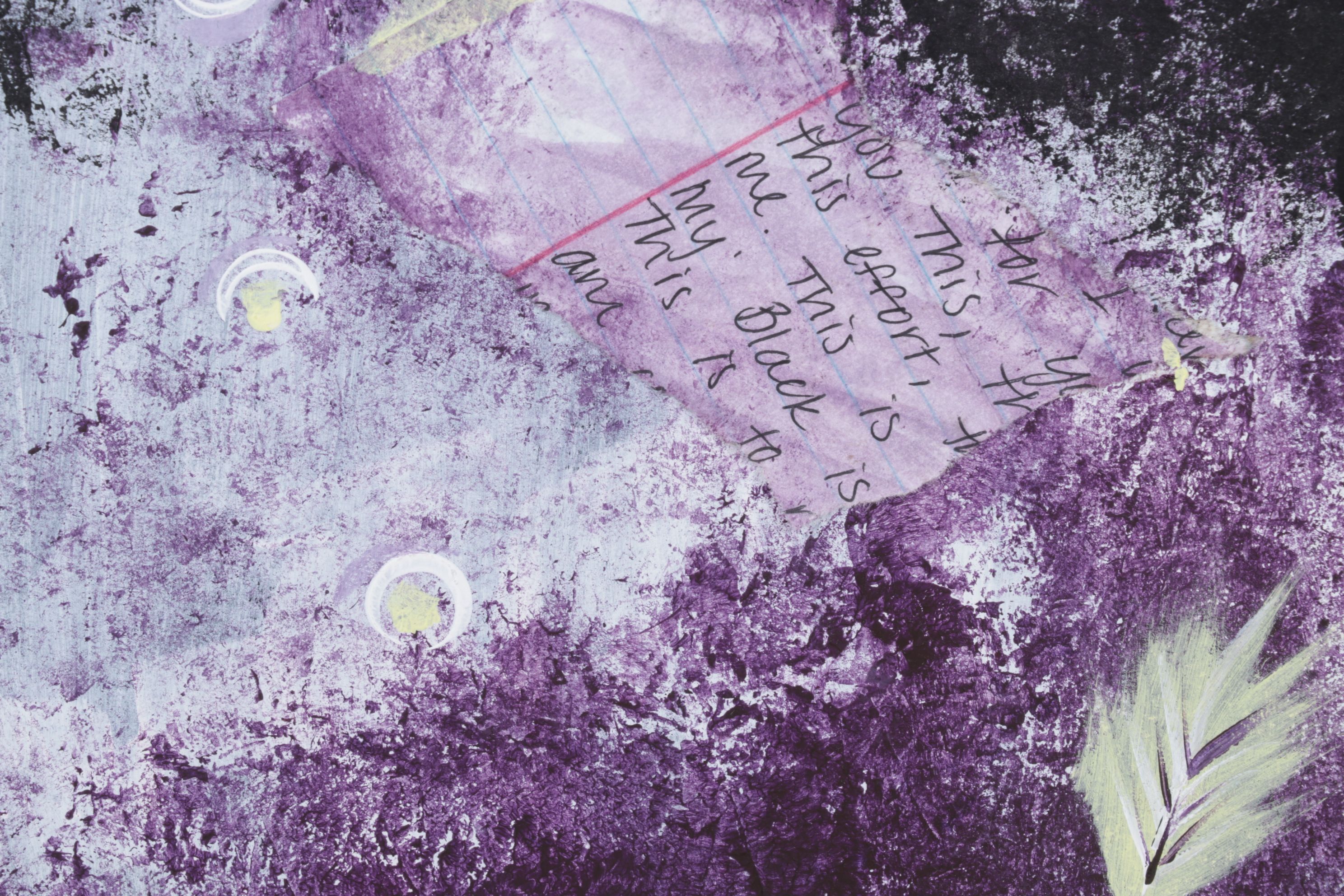 Jaylin Holland Acrylic Painting "And There They Saw God"