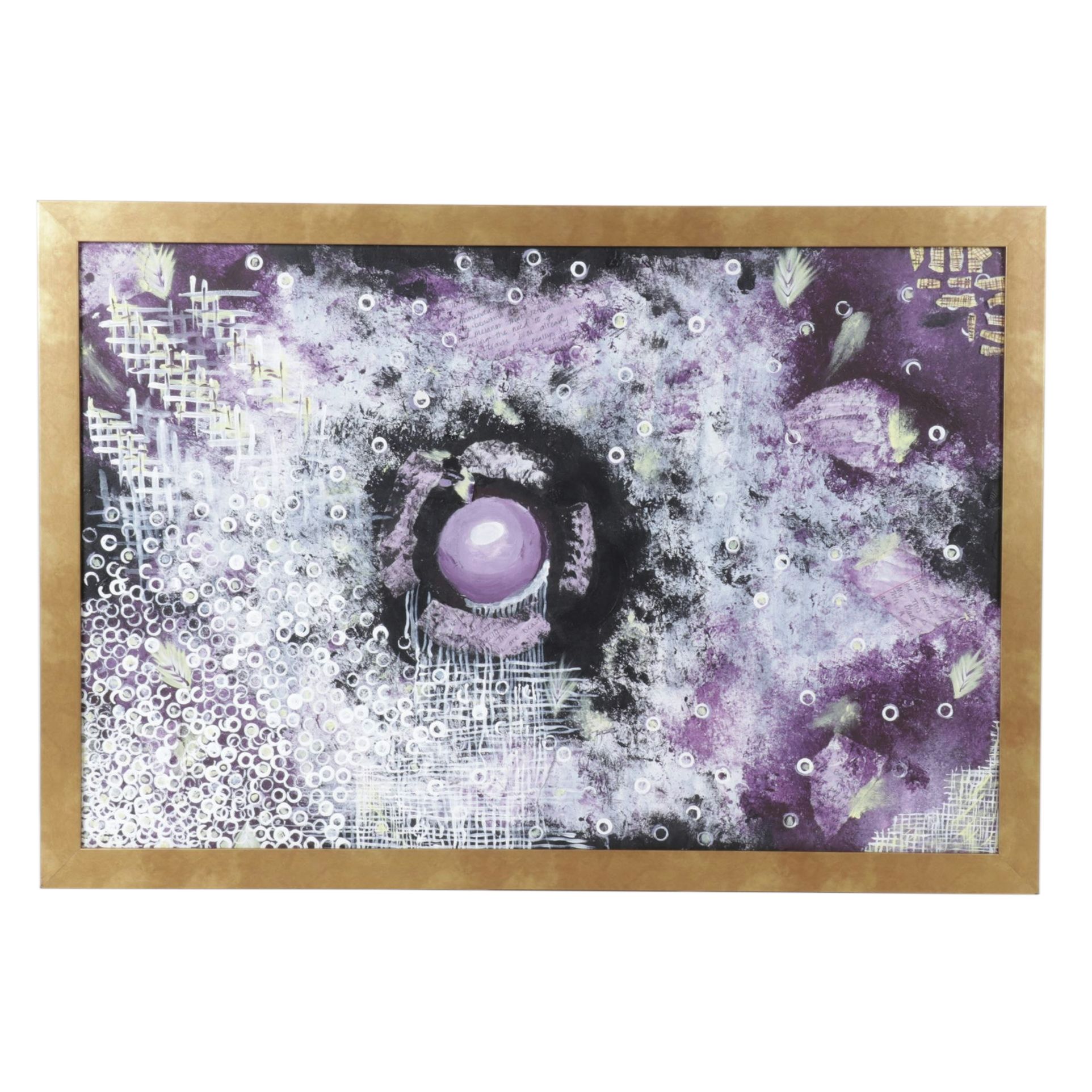 Jaylin Holland Acrylic Painting "And There They Saw God"