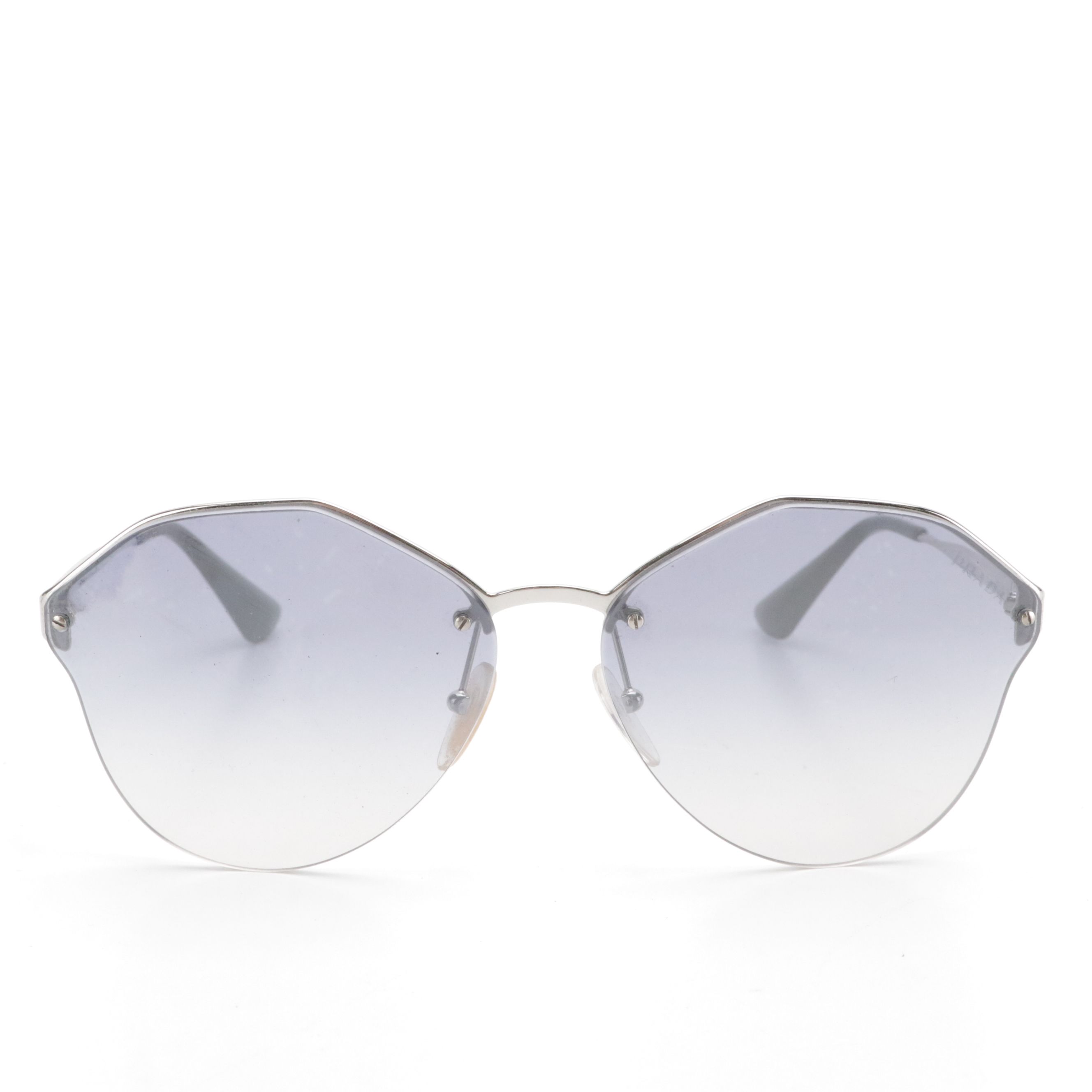 Prada SPR 64T 1BC-5R0 Blue Lens Sunglasses, With Case