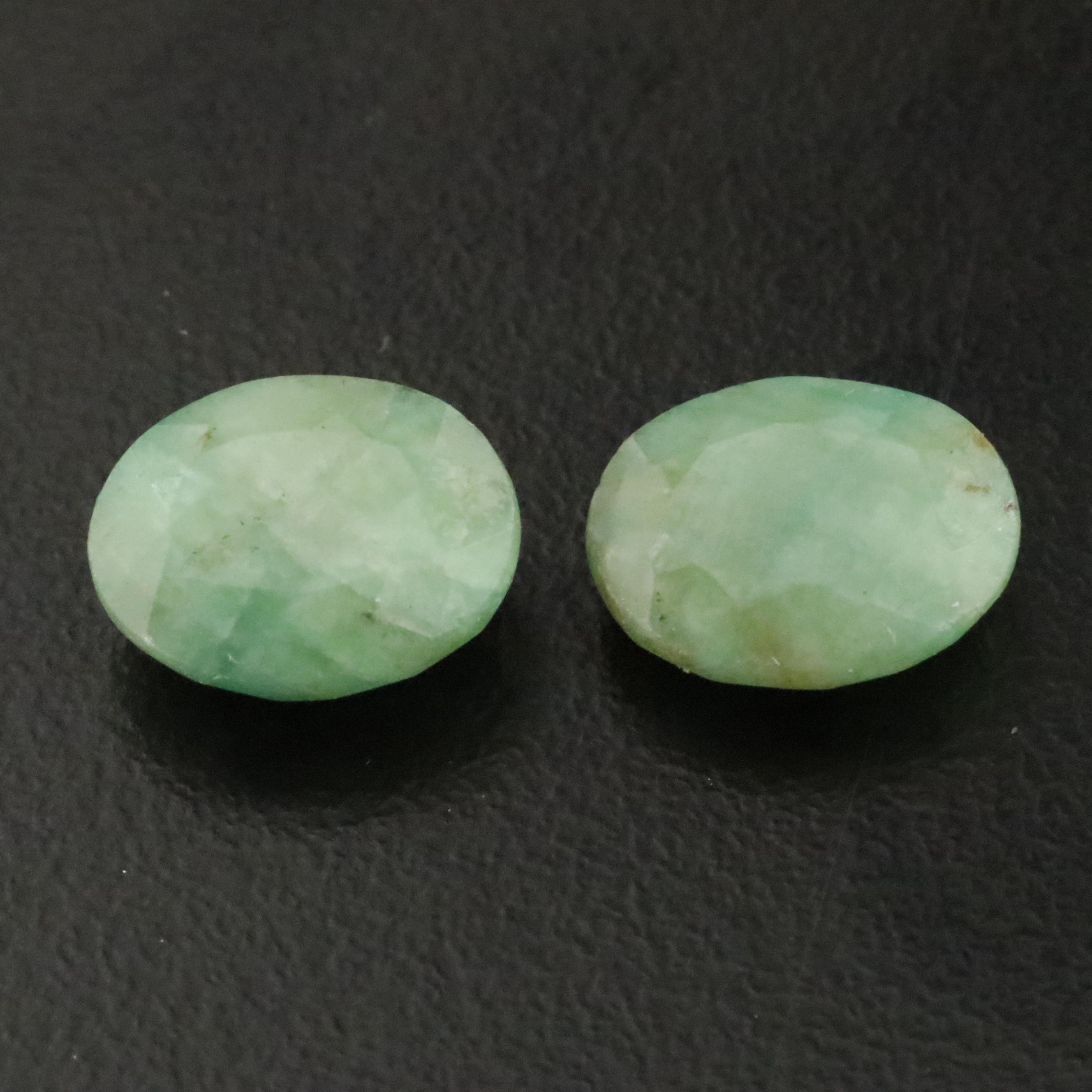 Loose 9.81 CTW Corundum Pair