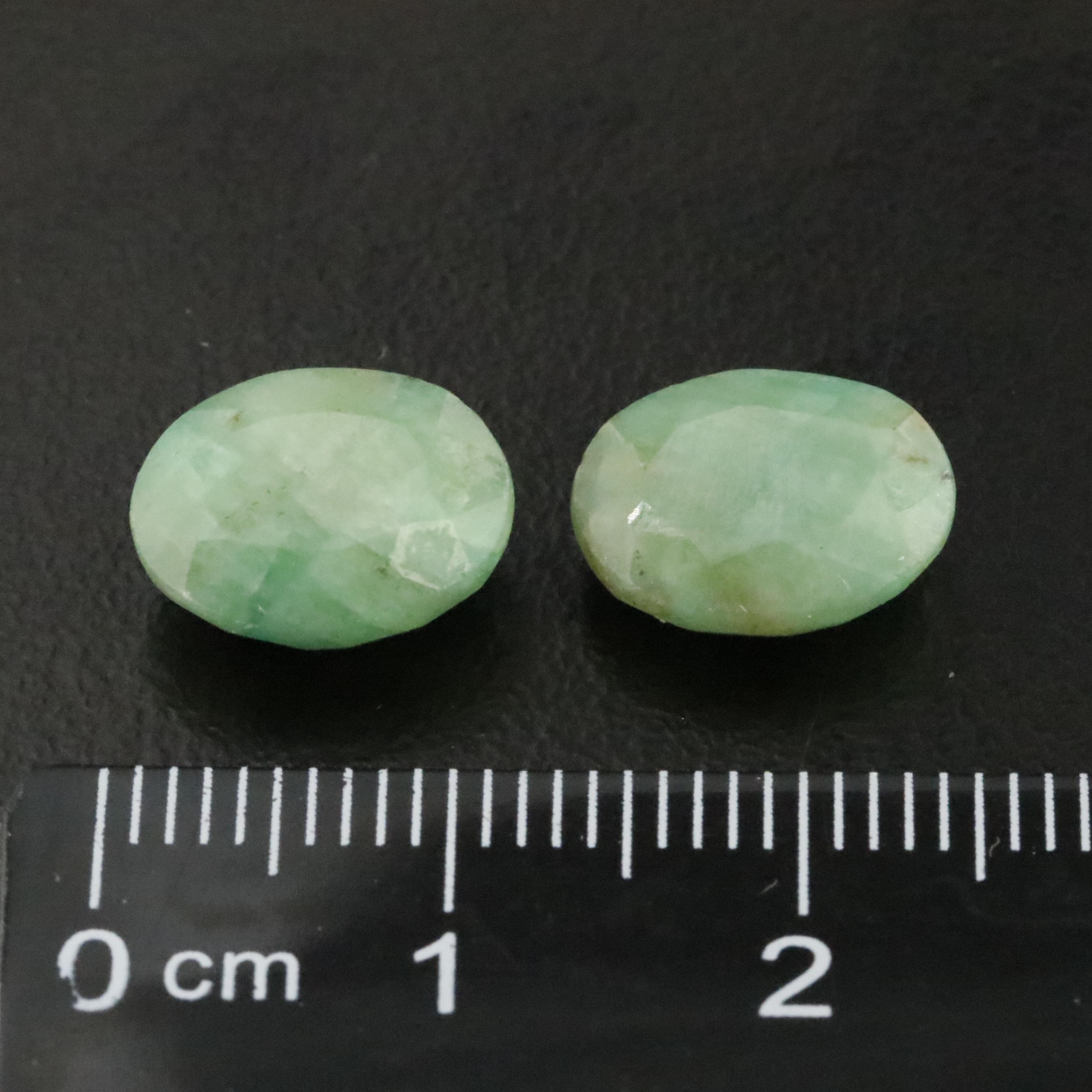 Loose 9.81 CTW Corundum Pair