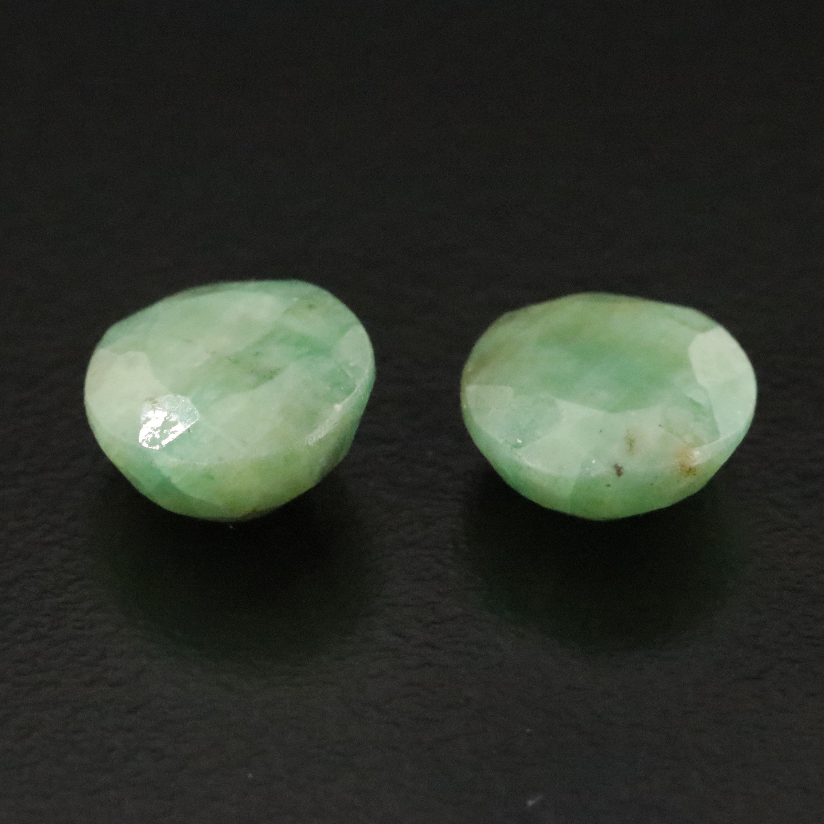 Loose 9.81 CTW Corundum Pair