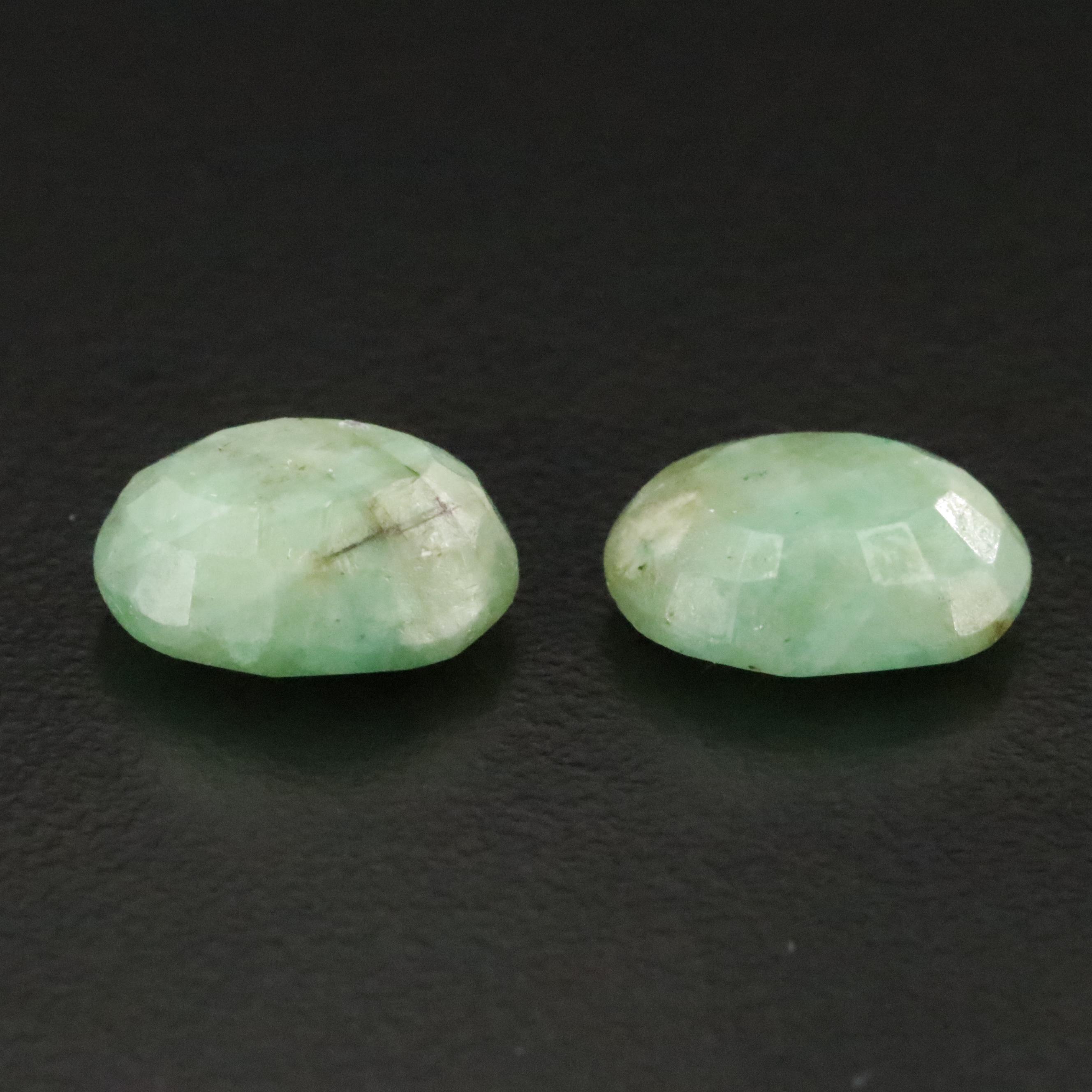 Loose 9.81 CTW Corundum Pair