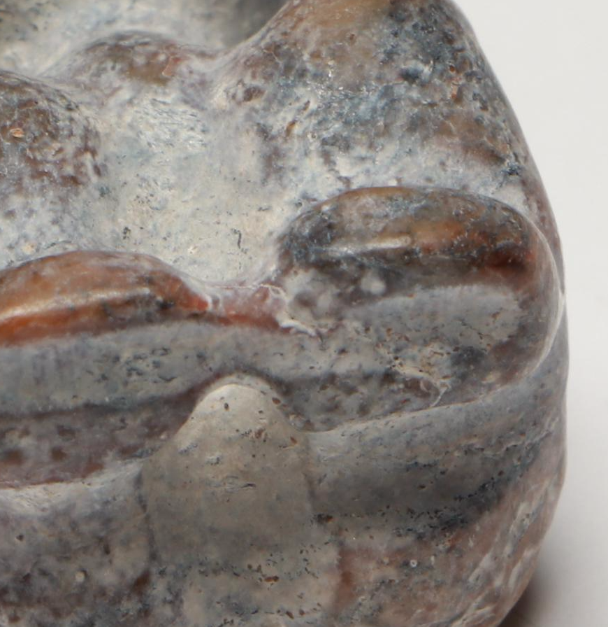 Chinese with Other Carved Serpentine Netsuke, Beads and Pendants