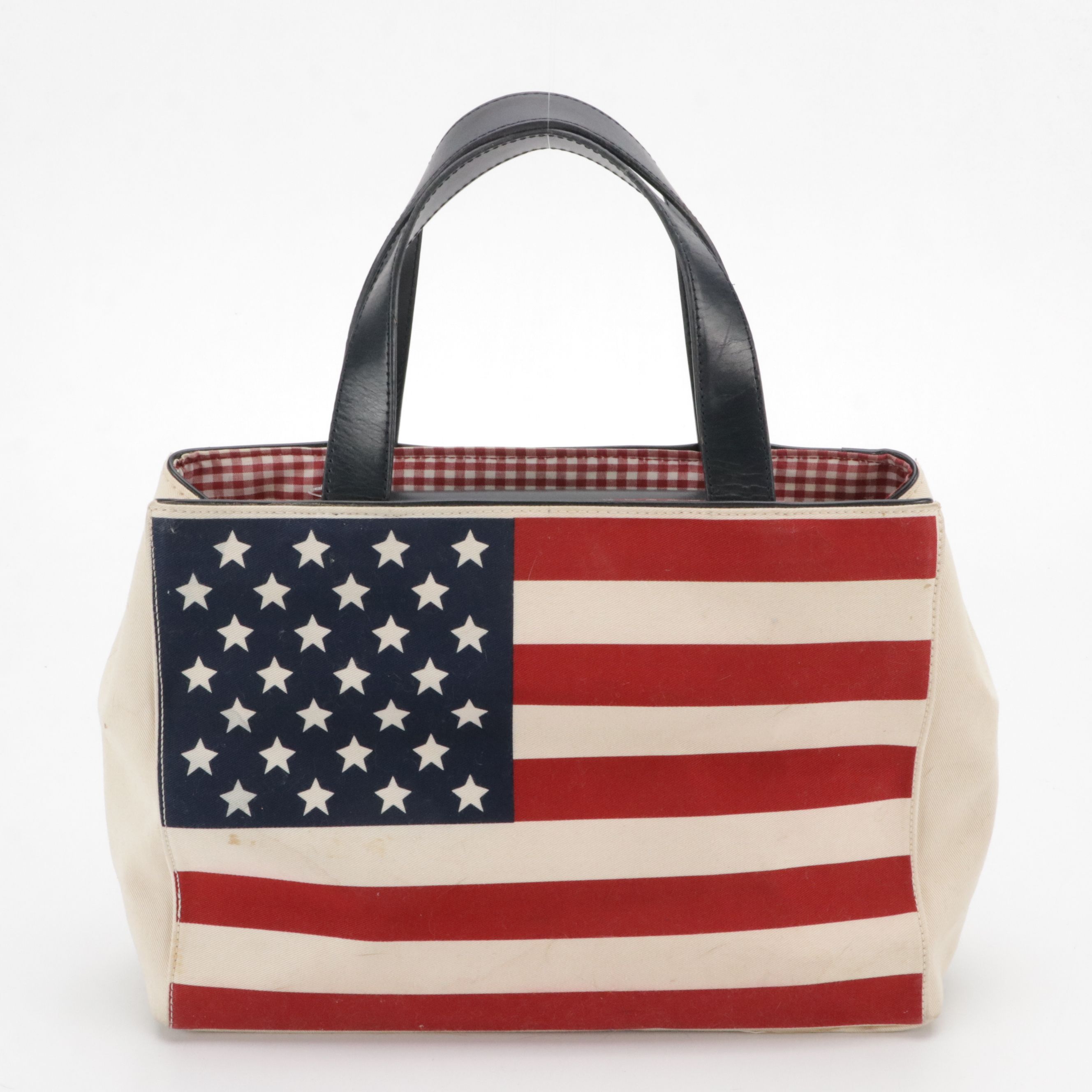 Talbots Paper Straw Crossbody and Amanda Smith American Flag Canvas Tote