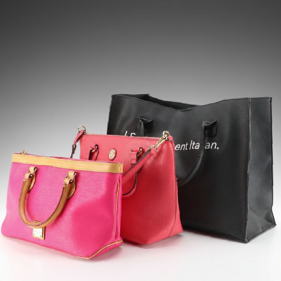 Dooney & Bourke Hot Pink Textured Leather Handbag, Anne Klein Bag, Other Tote
