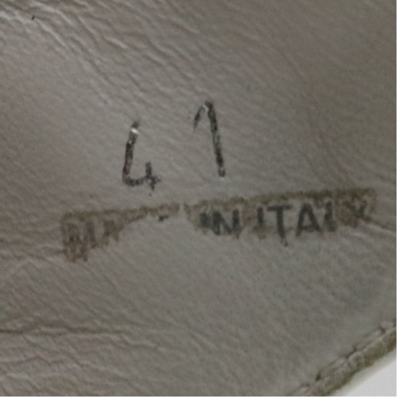 Prada White Leather Platform Sandals