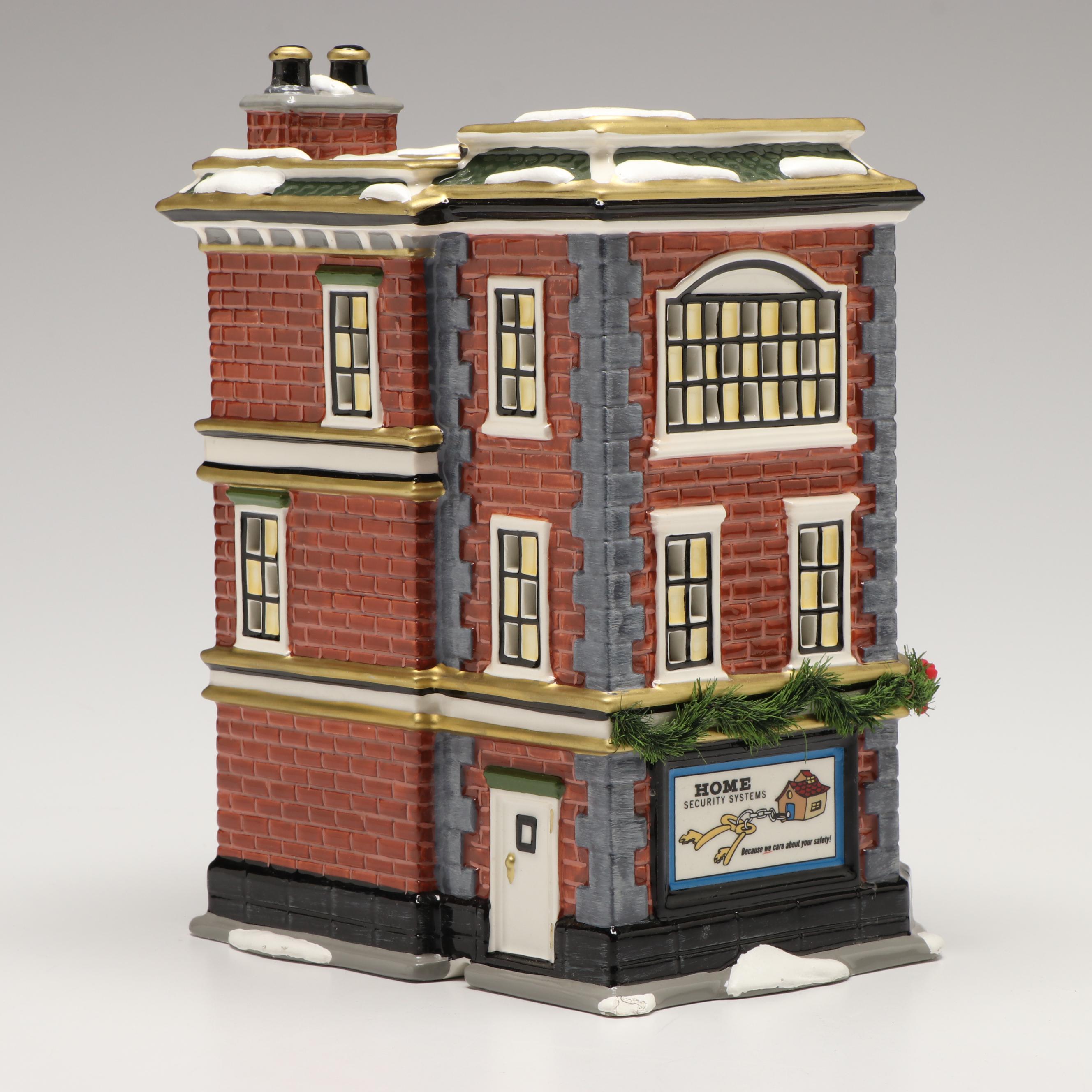 Department 56 "Main Street Office Building" Snow Village Ceramic Decoration