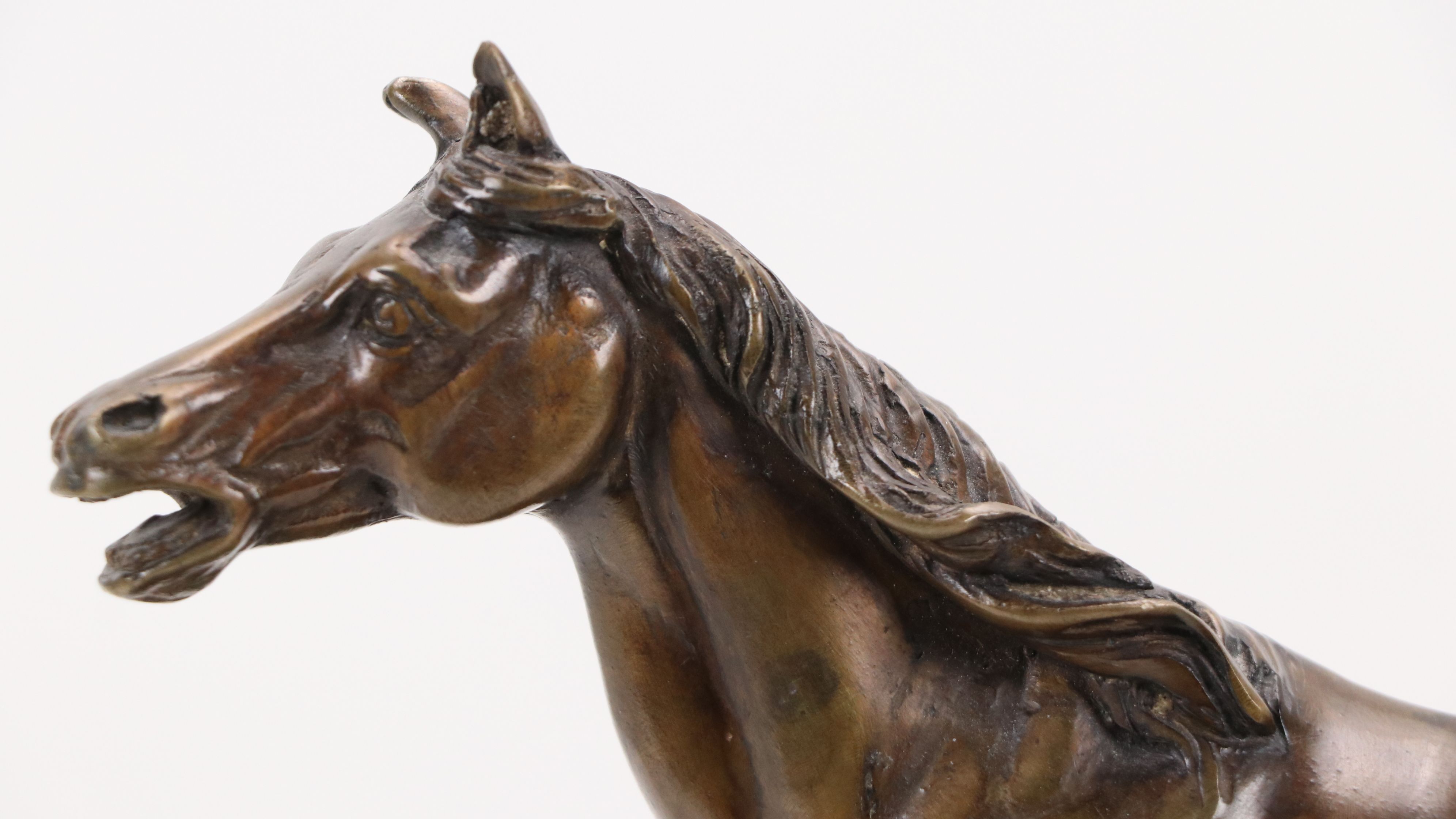 Bronze Sculpture After Pierre-Jules Mêne "Horse at the Fence"