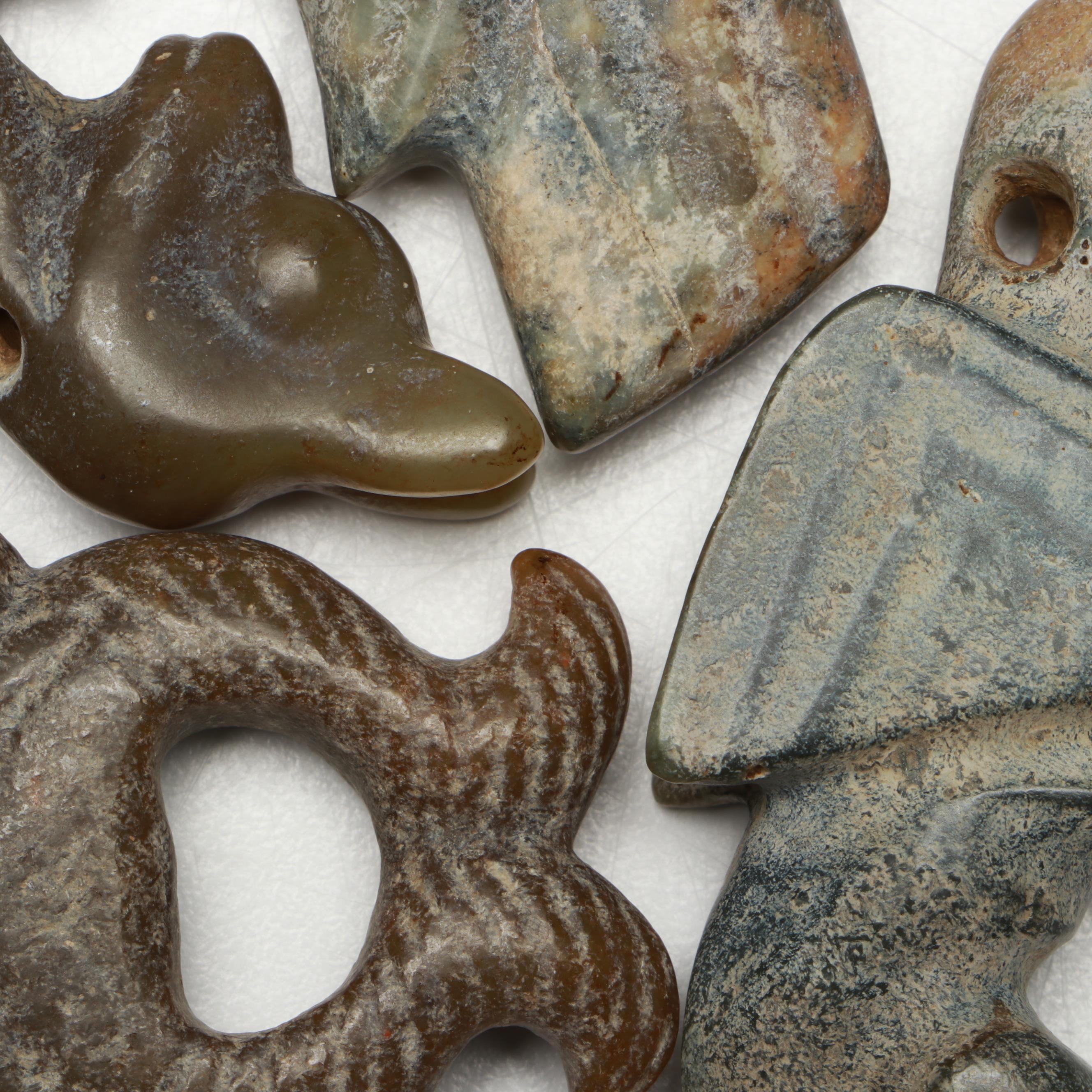 Ancient Chinese Style Serpentine Pendants,Amulets and Figures