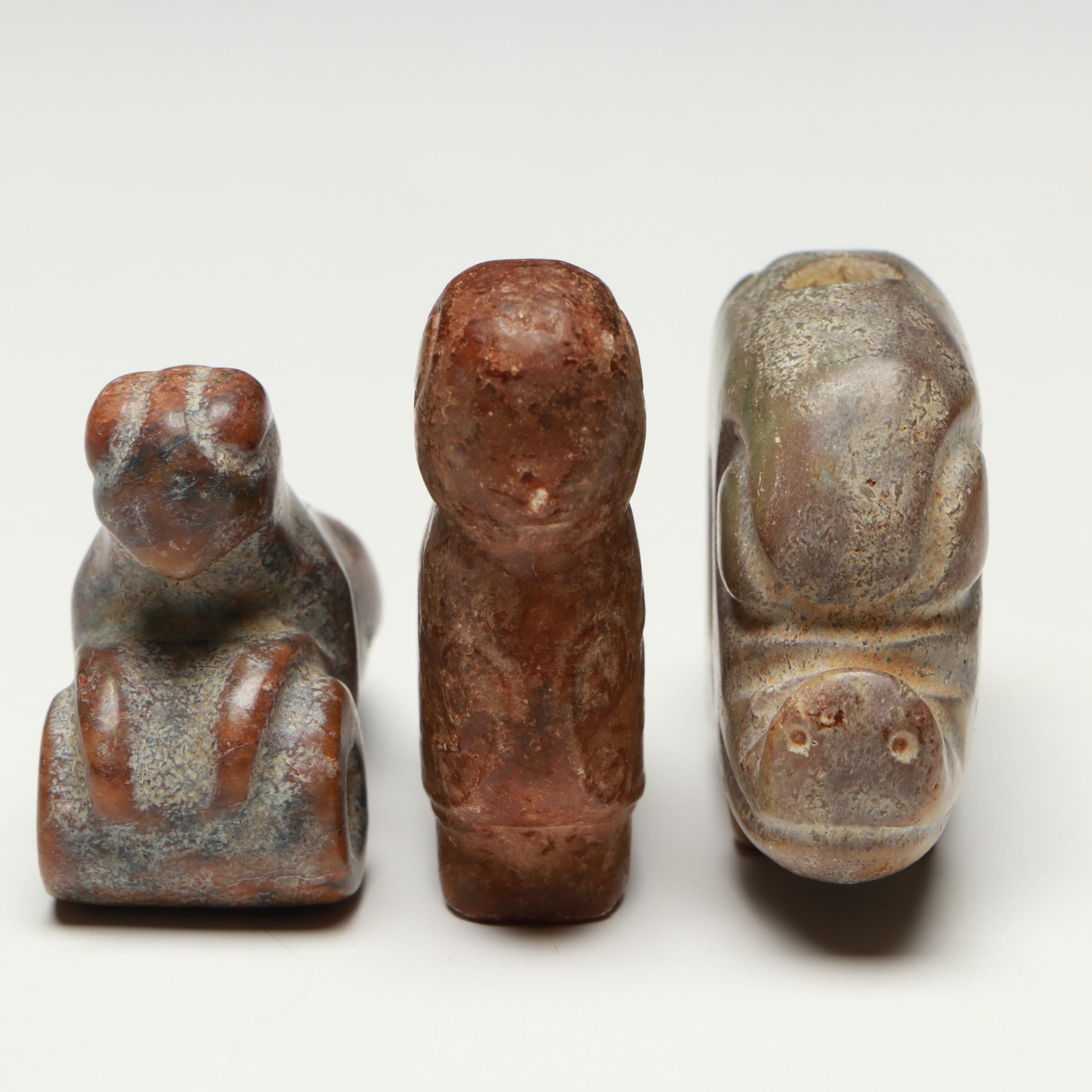 Ancient Chinese Style Serpentine Pendants,Amulets and Figures