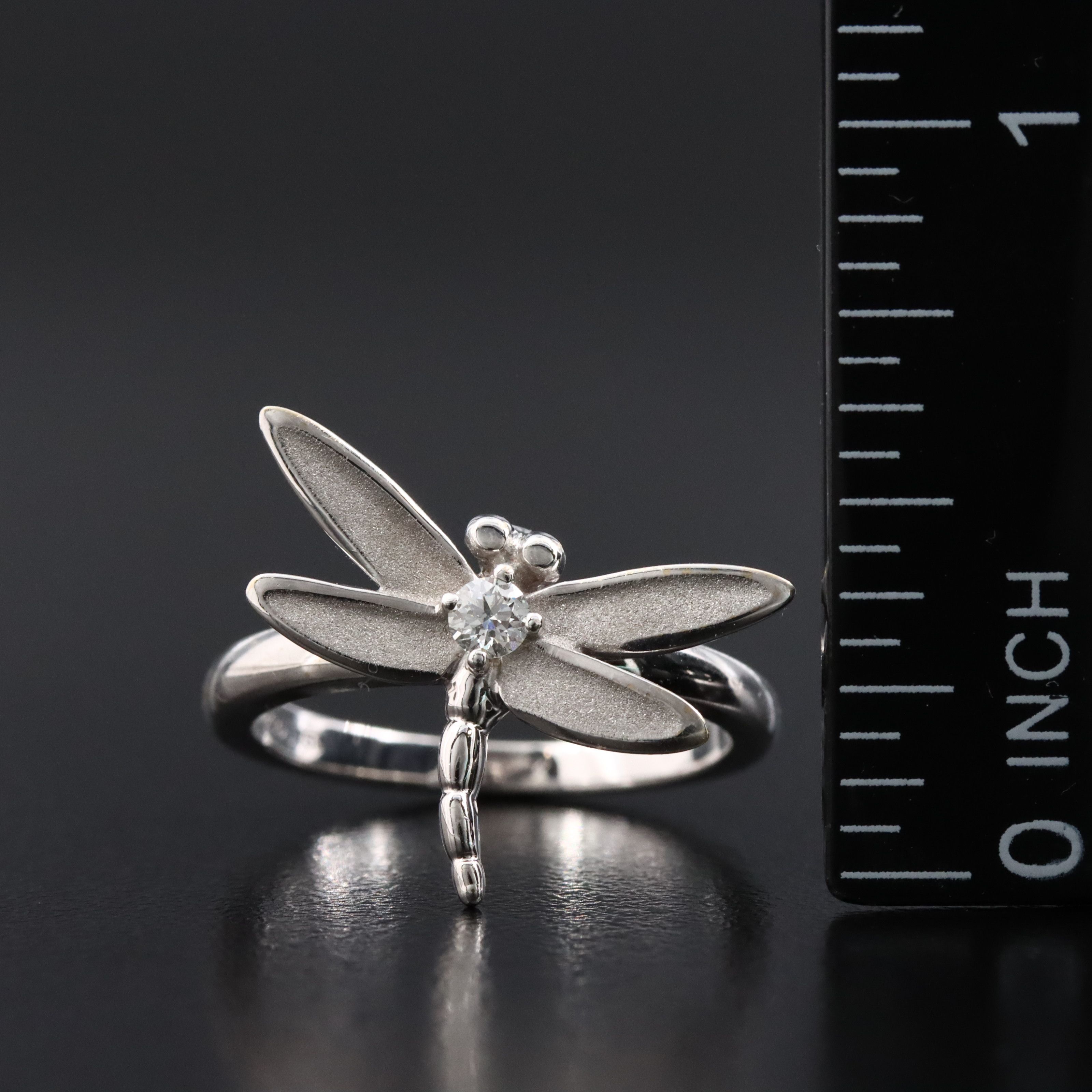 Tiffany & Co. Dragonfly 18K and Diamond Ring