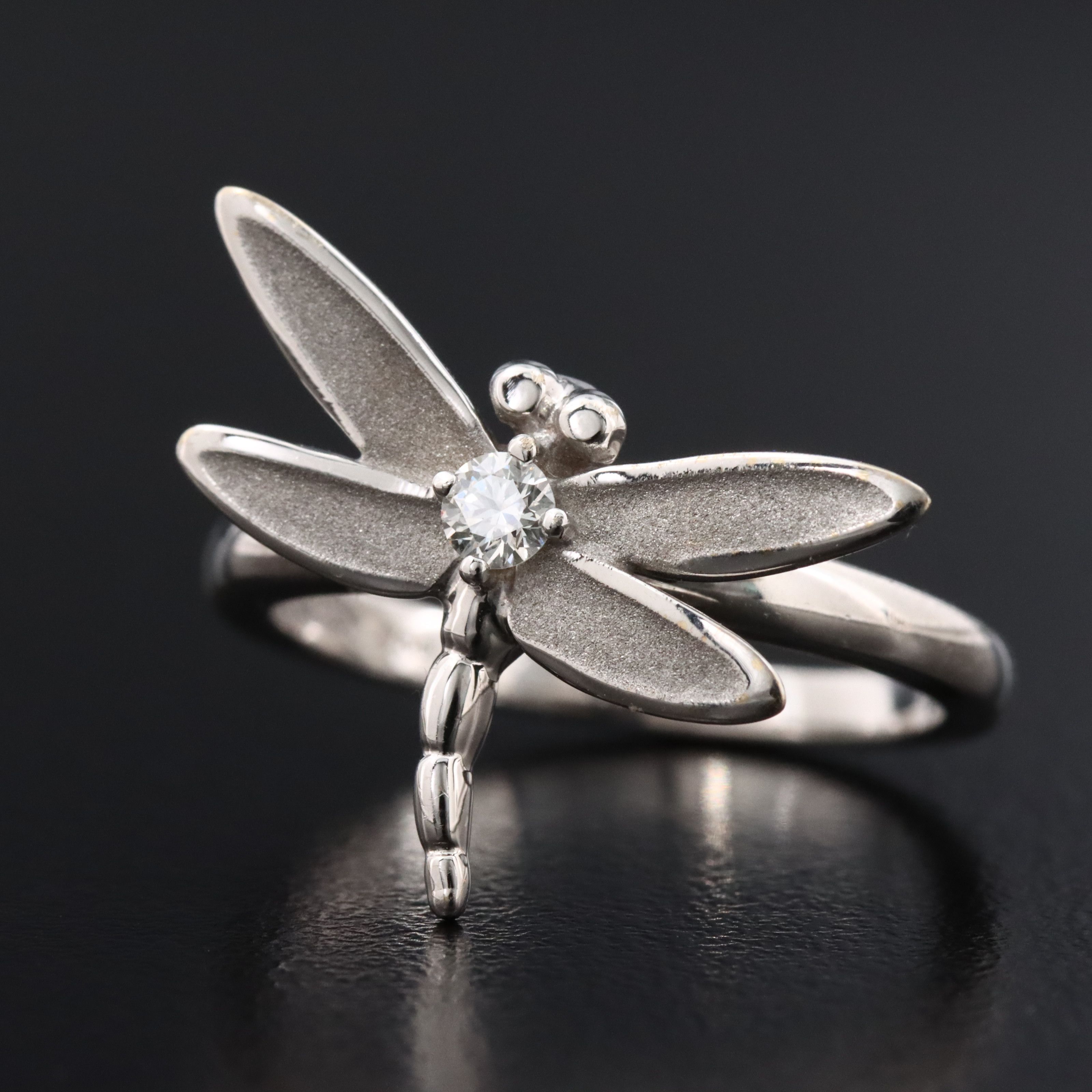 Tiffany & Co. Dragonfly 18K and Diamond Ring