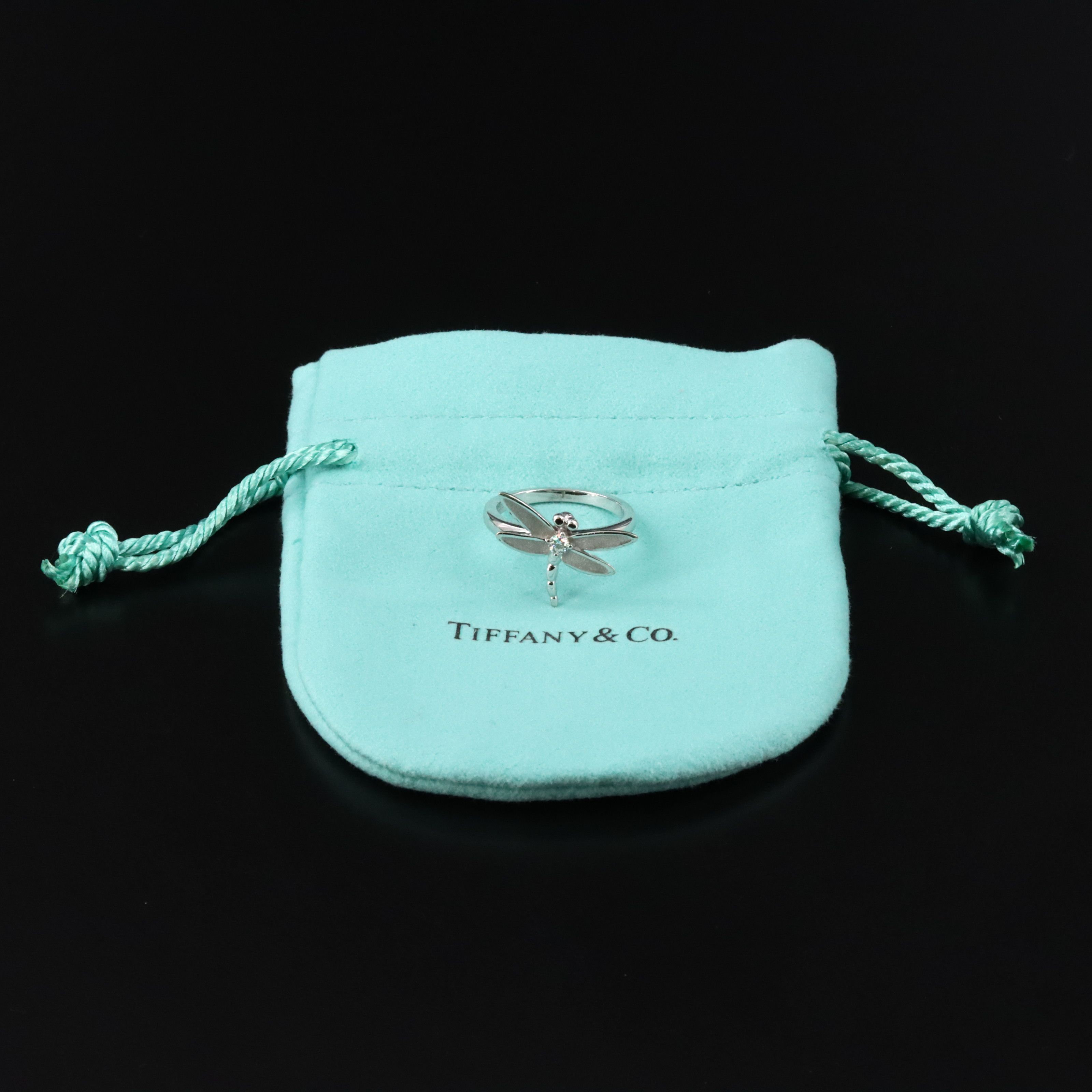 Tiffany & Co. Dragonfly 18K and Diamond Ring