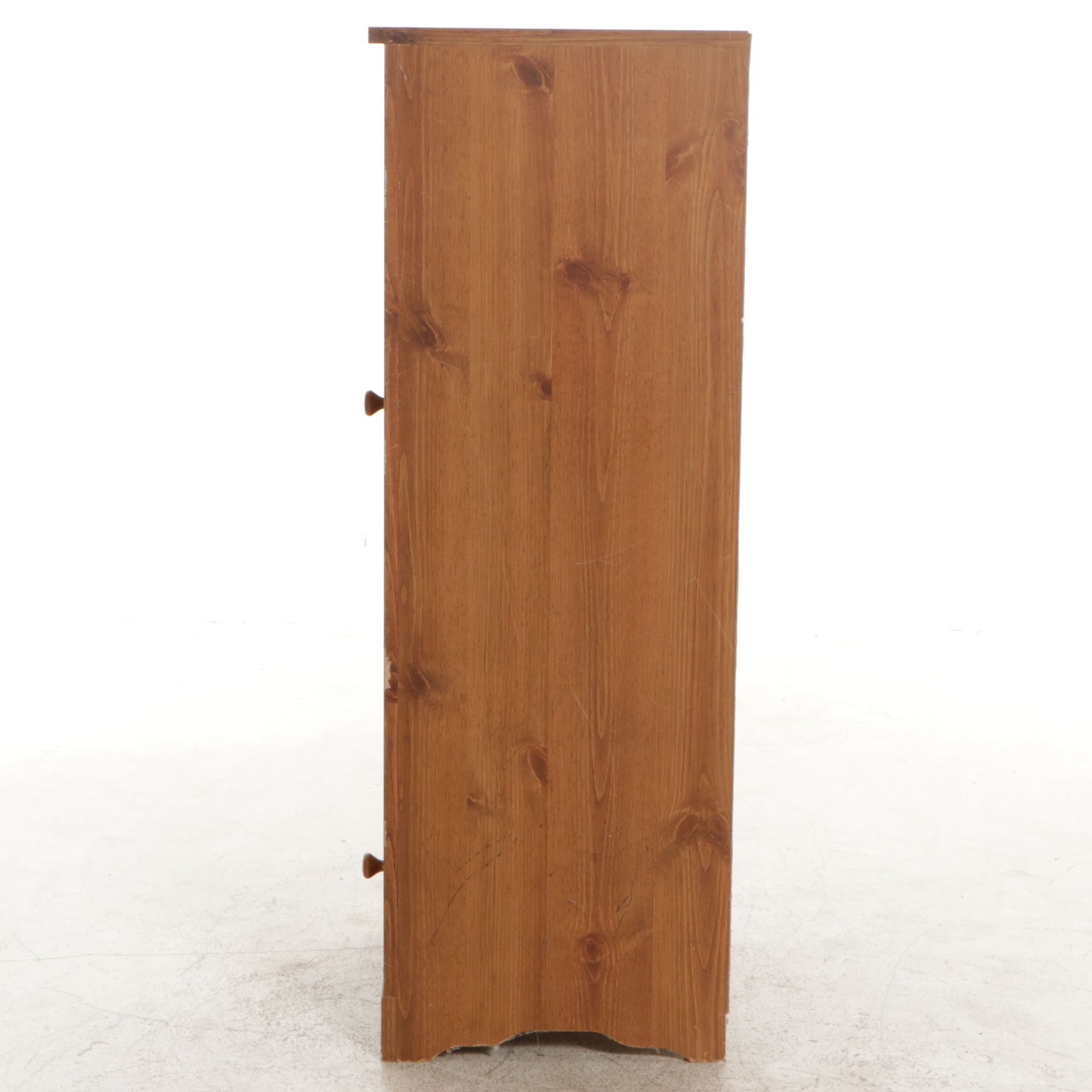 Woodgrain Finished Kitchen Storage Cabinet, Late 20th Century